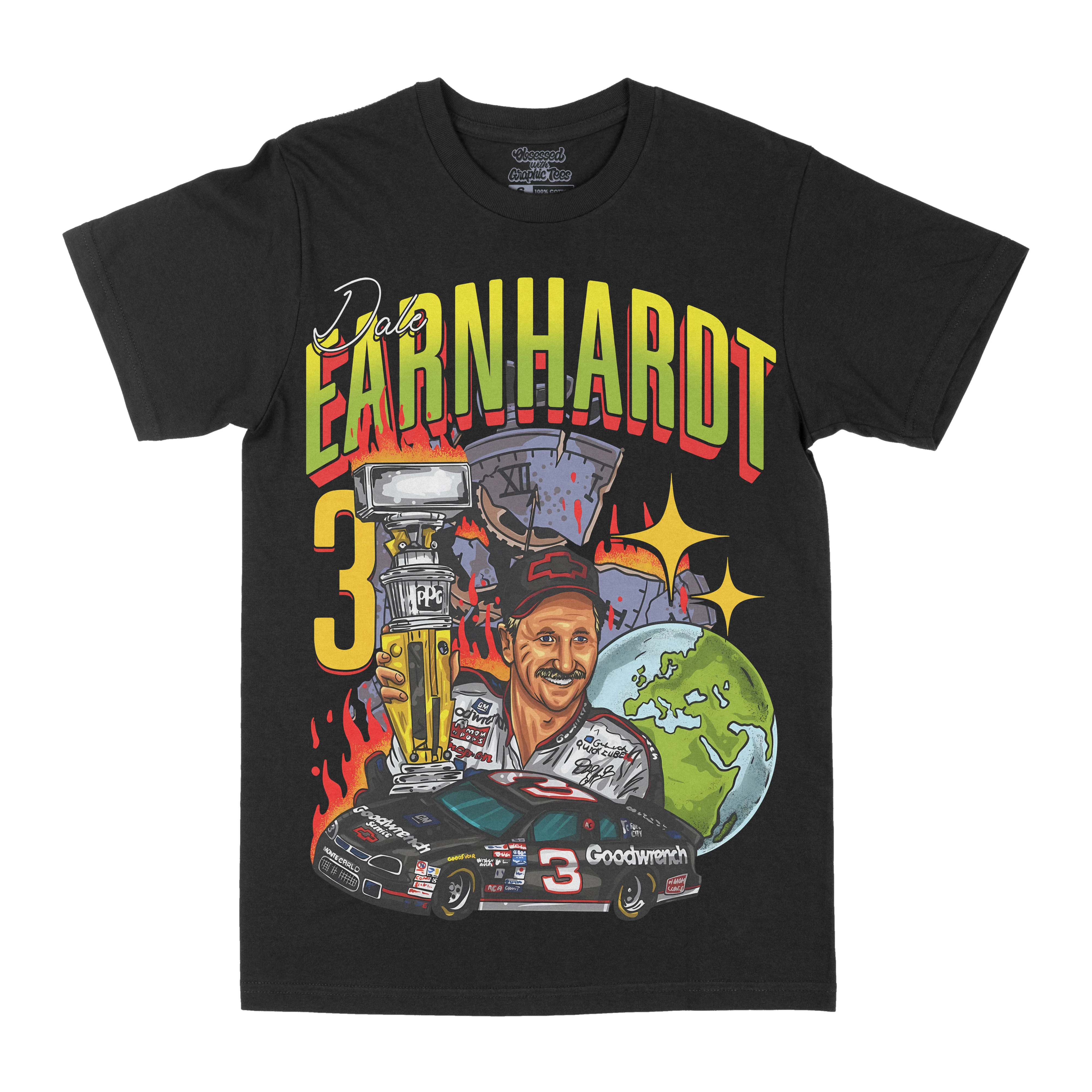 Dale Earnhardt World Graphic Tee - GraVintage
