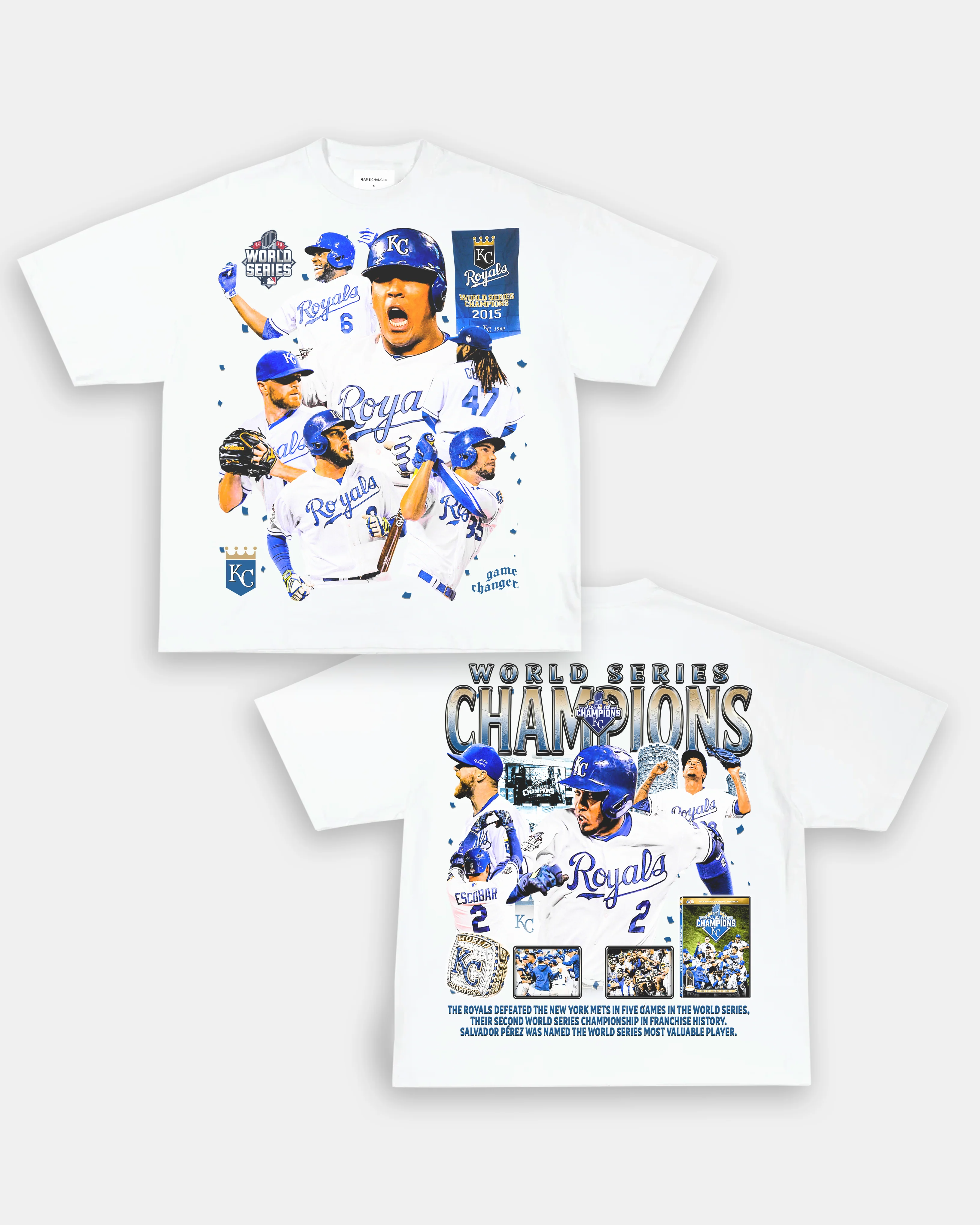 2015 WORLD SERIES CHAMPS - ROYALS TEE - [DS] - GraVintage
