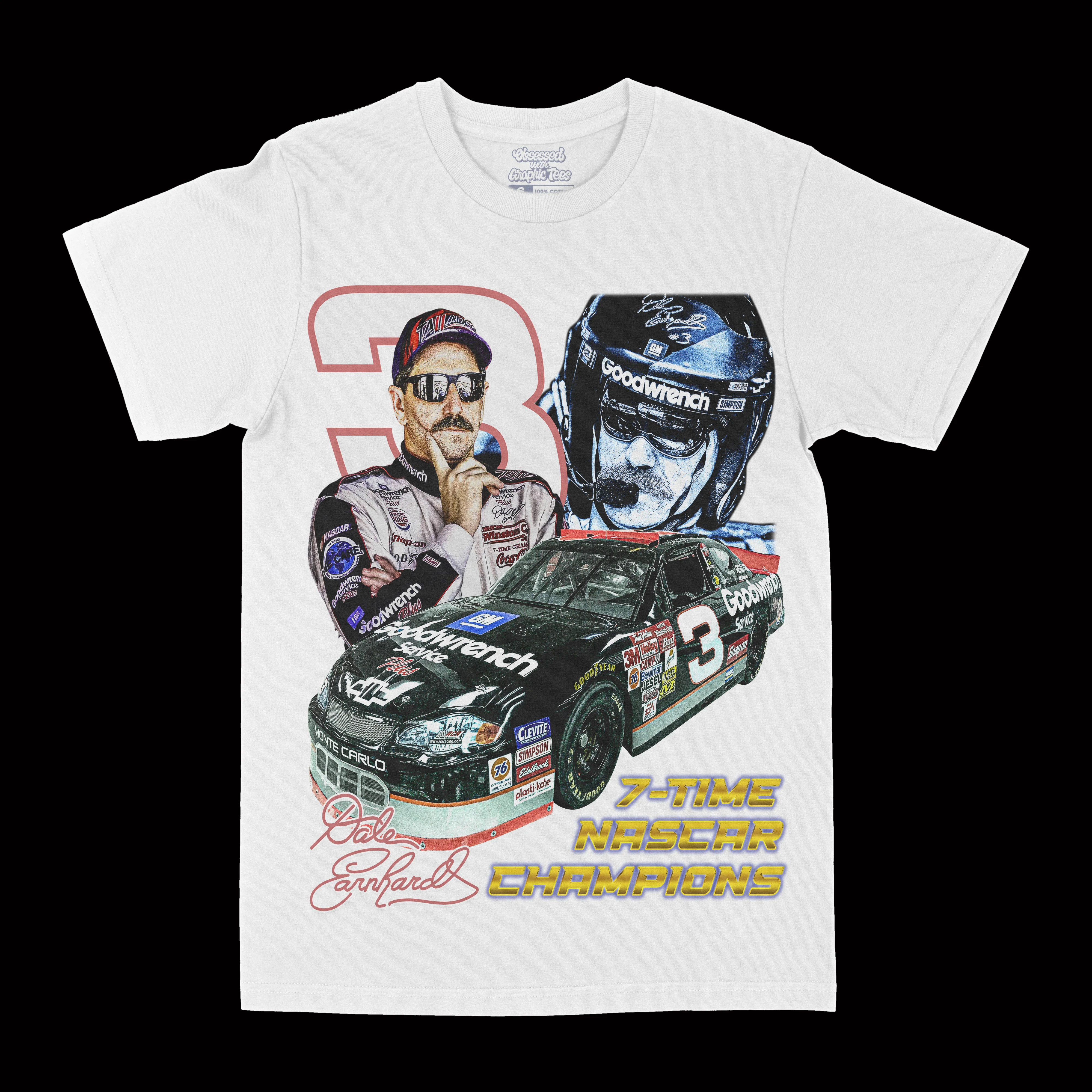Dale Earnhardt Champion Graphic Tee - GraVintage
