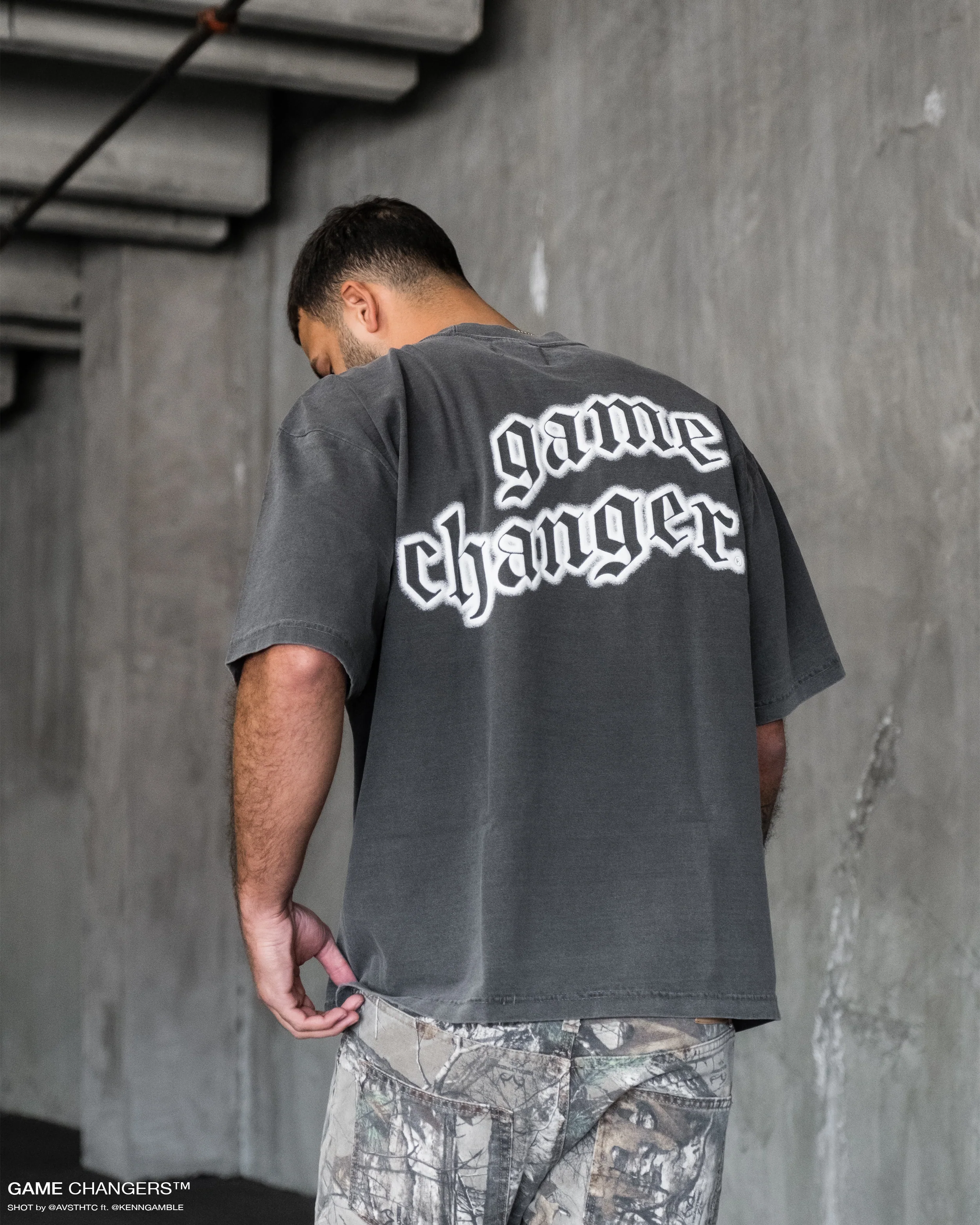 SCRIPT LOGO TEE V2 - (7.5oz MAX HEAVYWEIGHT TEE) - GraVintage