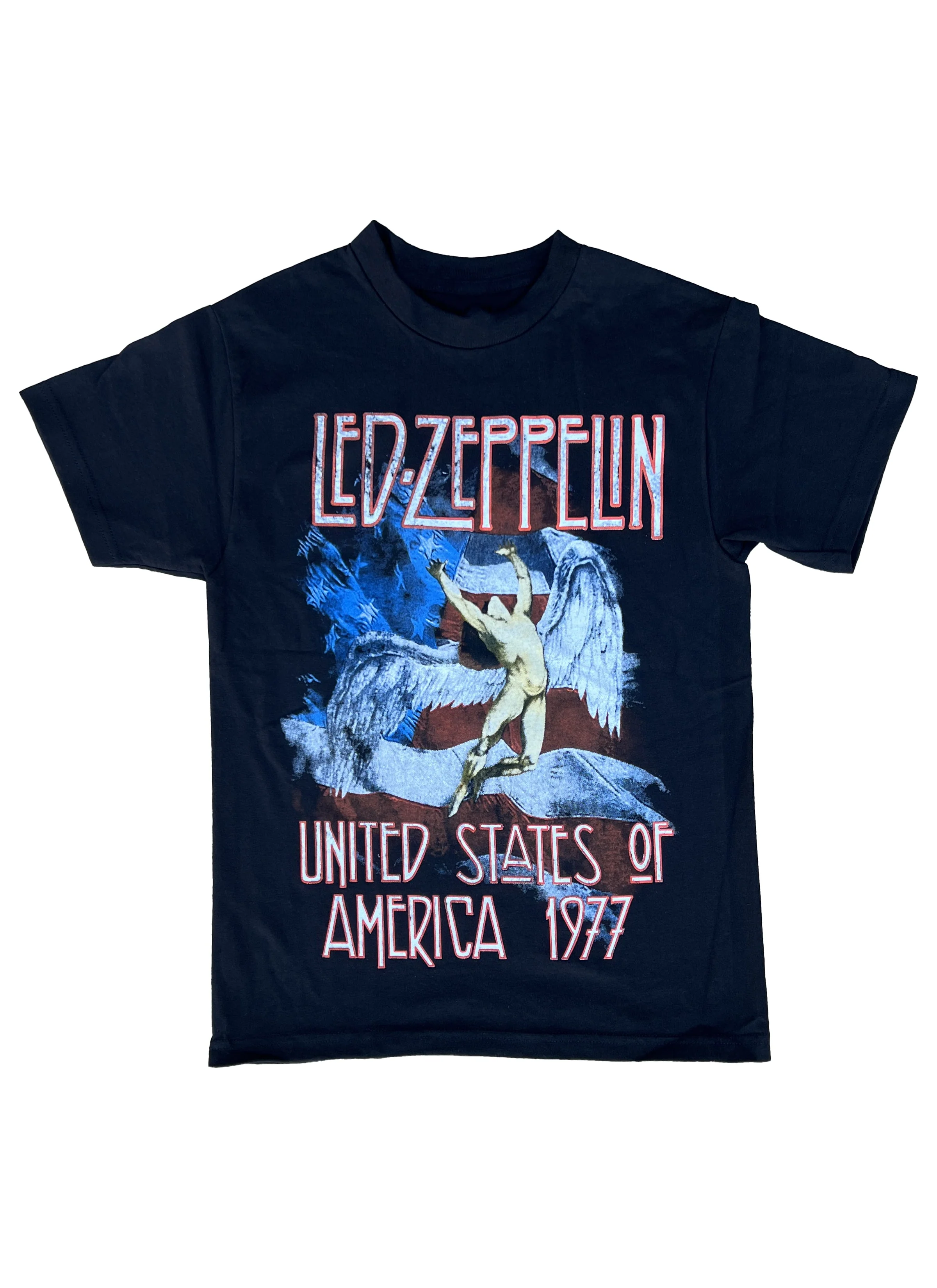 Led Zeppelin USA 1977 Graphic Tee - GraVintage