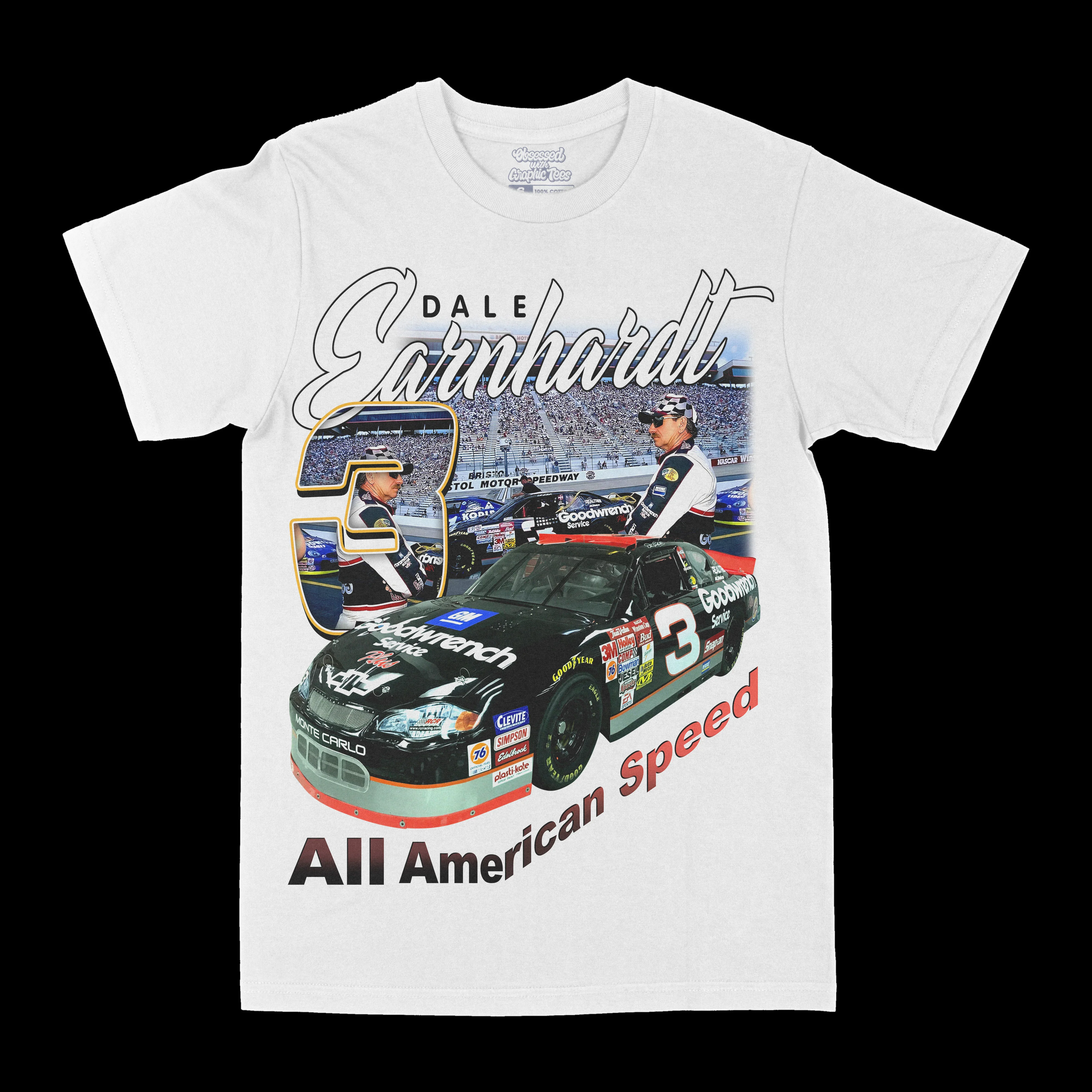 Dale Earnhardt 3 Graphic Tee - GraVintage
