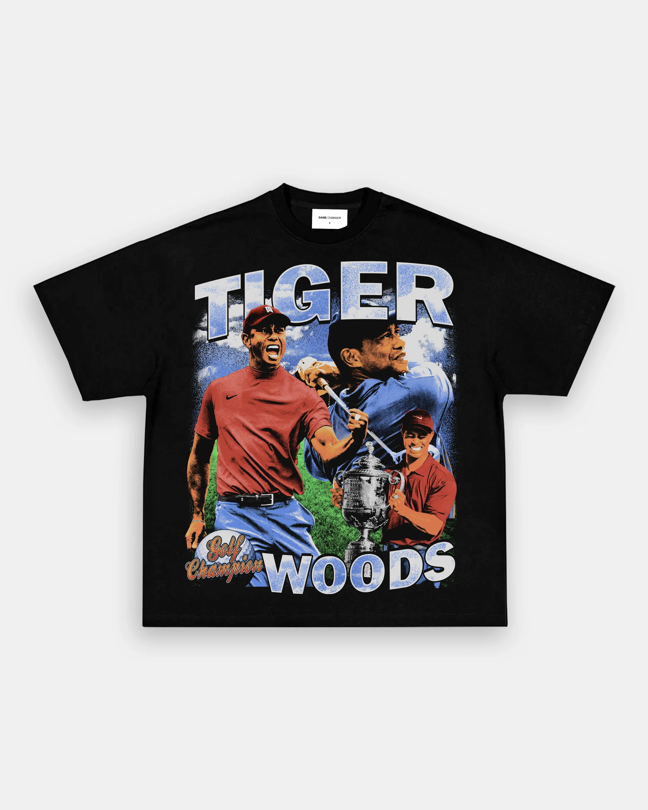 TIGER WOODS TEE - [FRONT PRINT ONLY] - GraVintage