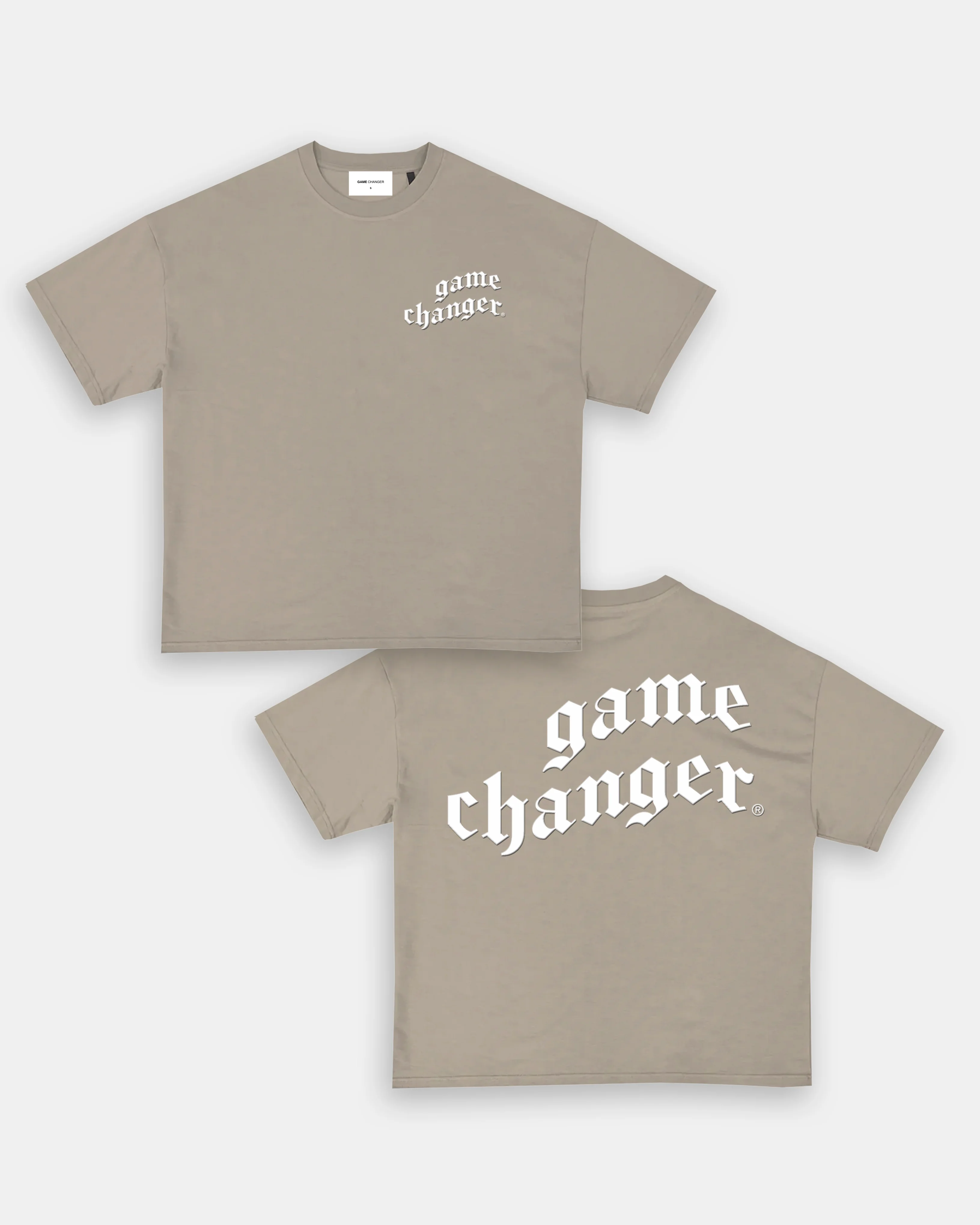 SCRIPT LOGO VINTAGE WASHED TEE - (PUFFED PRINT) - GraVintage