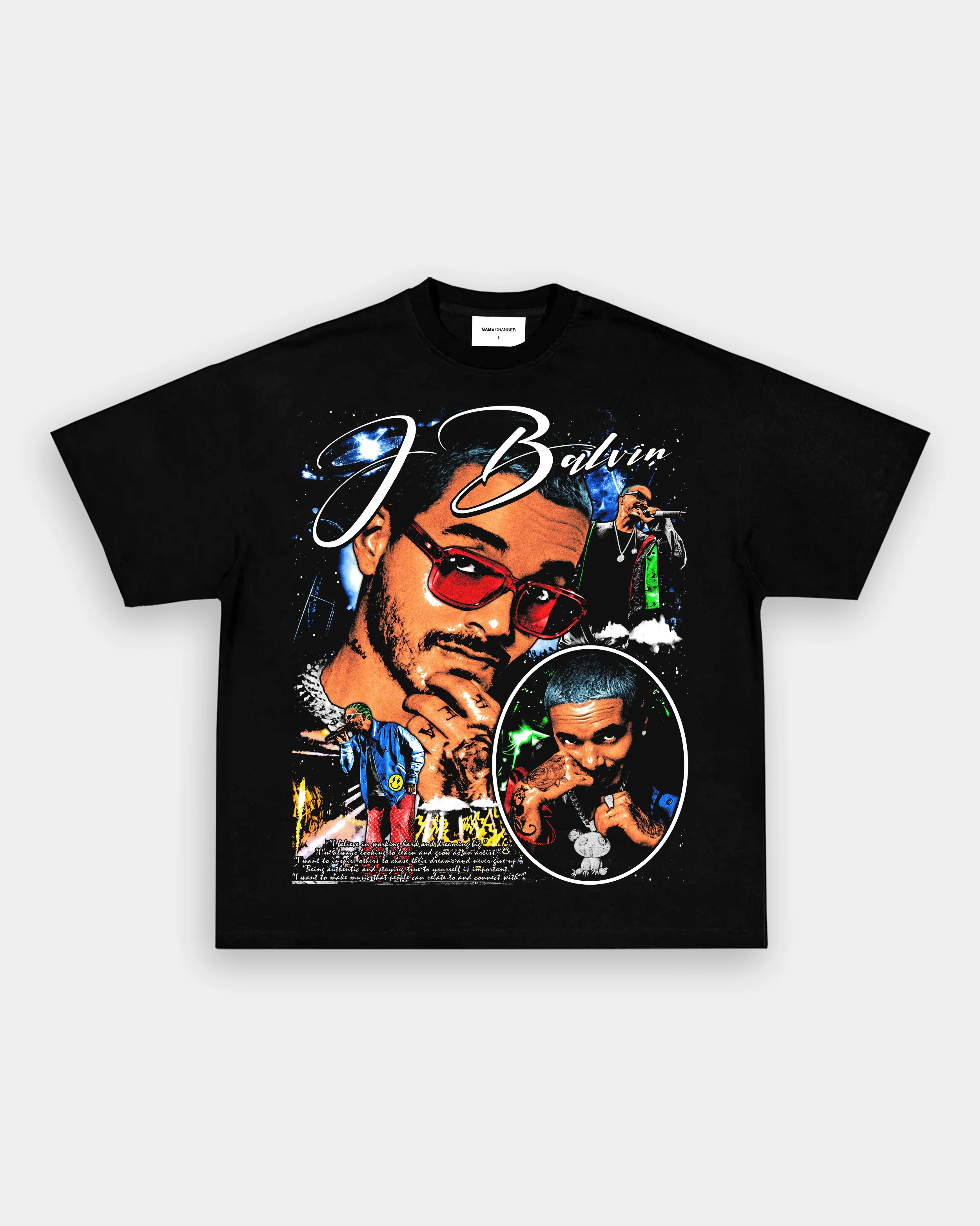 J BALVIN V3 TEE - GraVintage