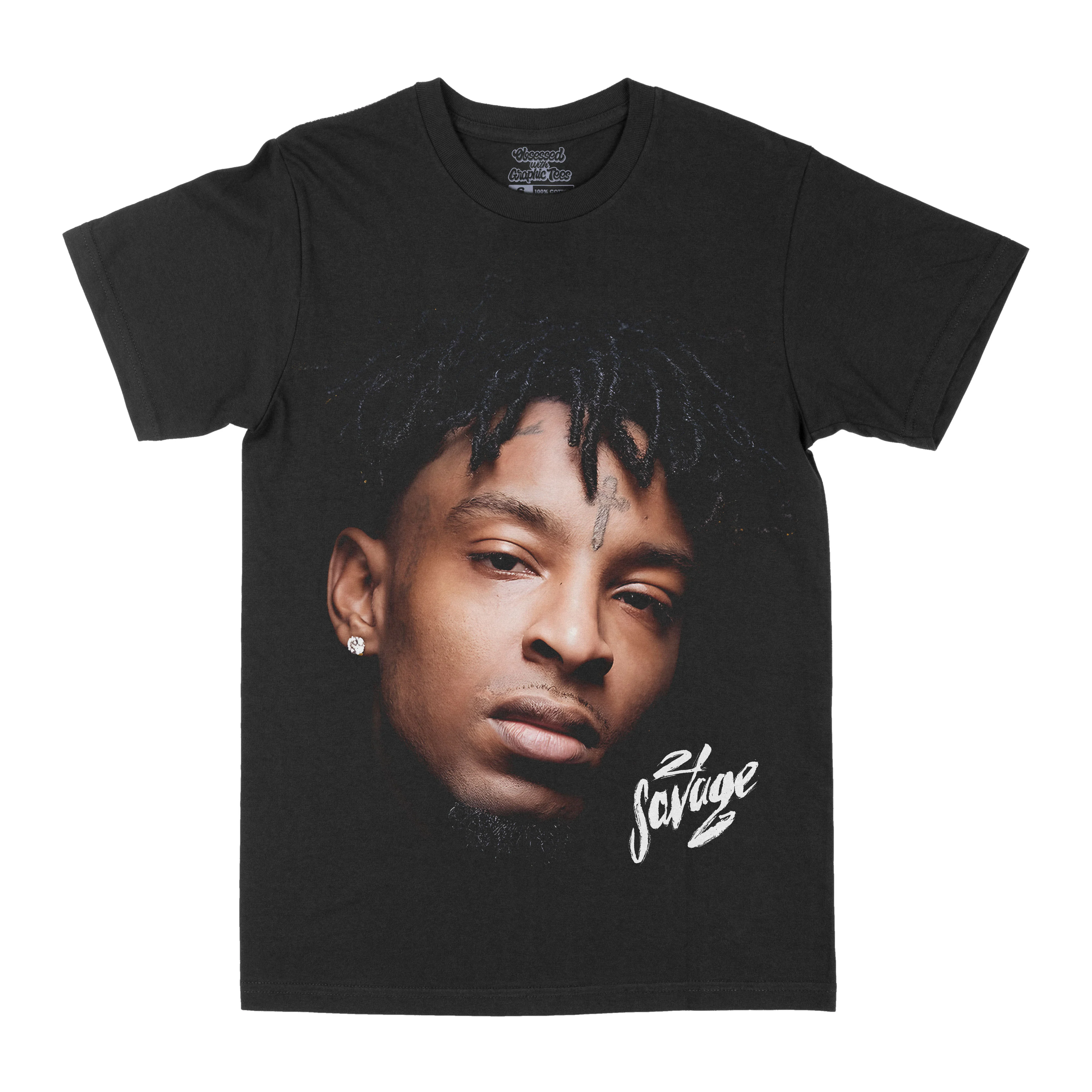 21 Savage Big Face Graphic Tee - GraVintage