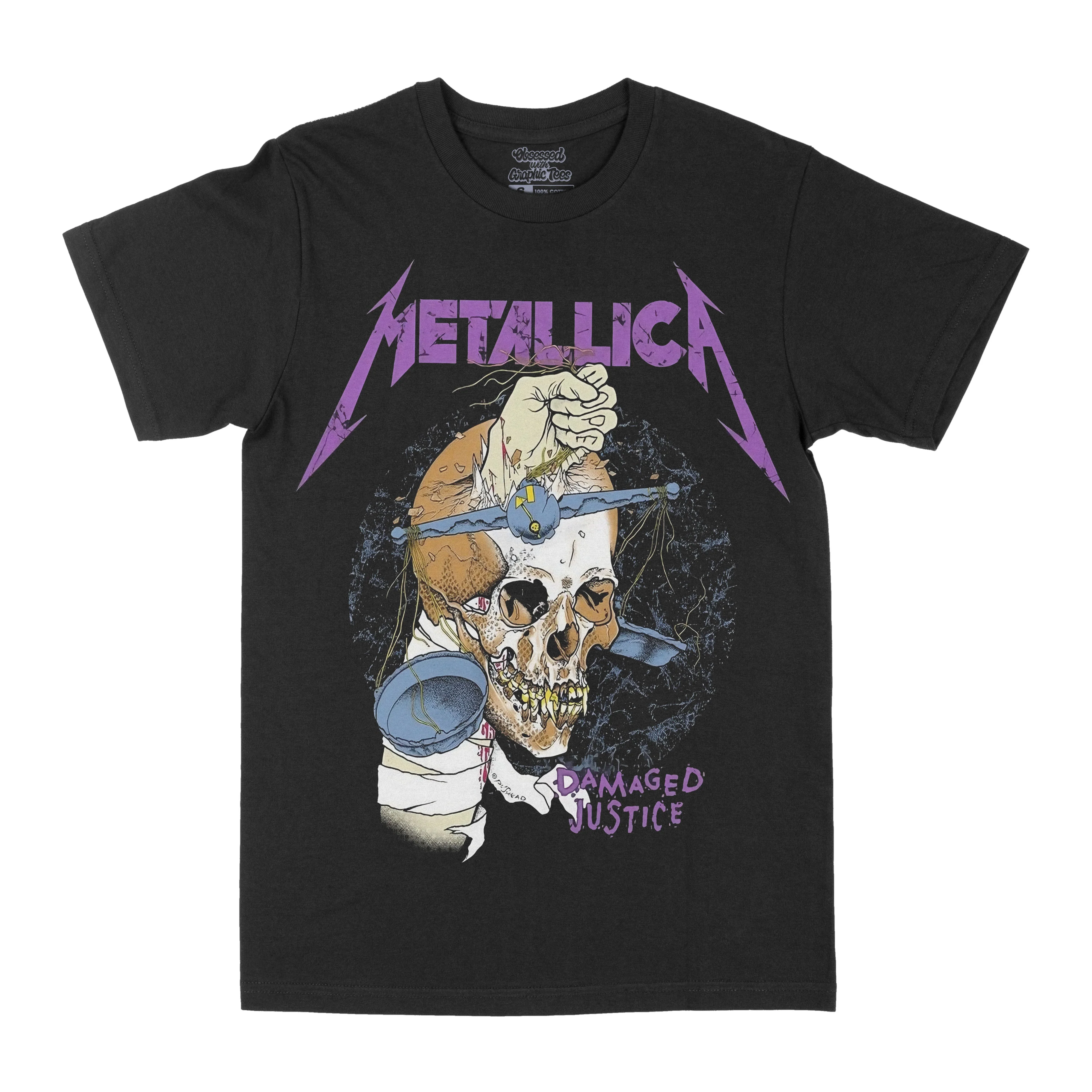 Metallica Damaged Justice Graphic Tee - GraVintage