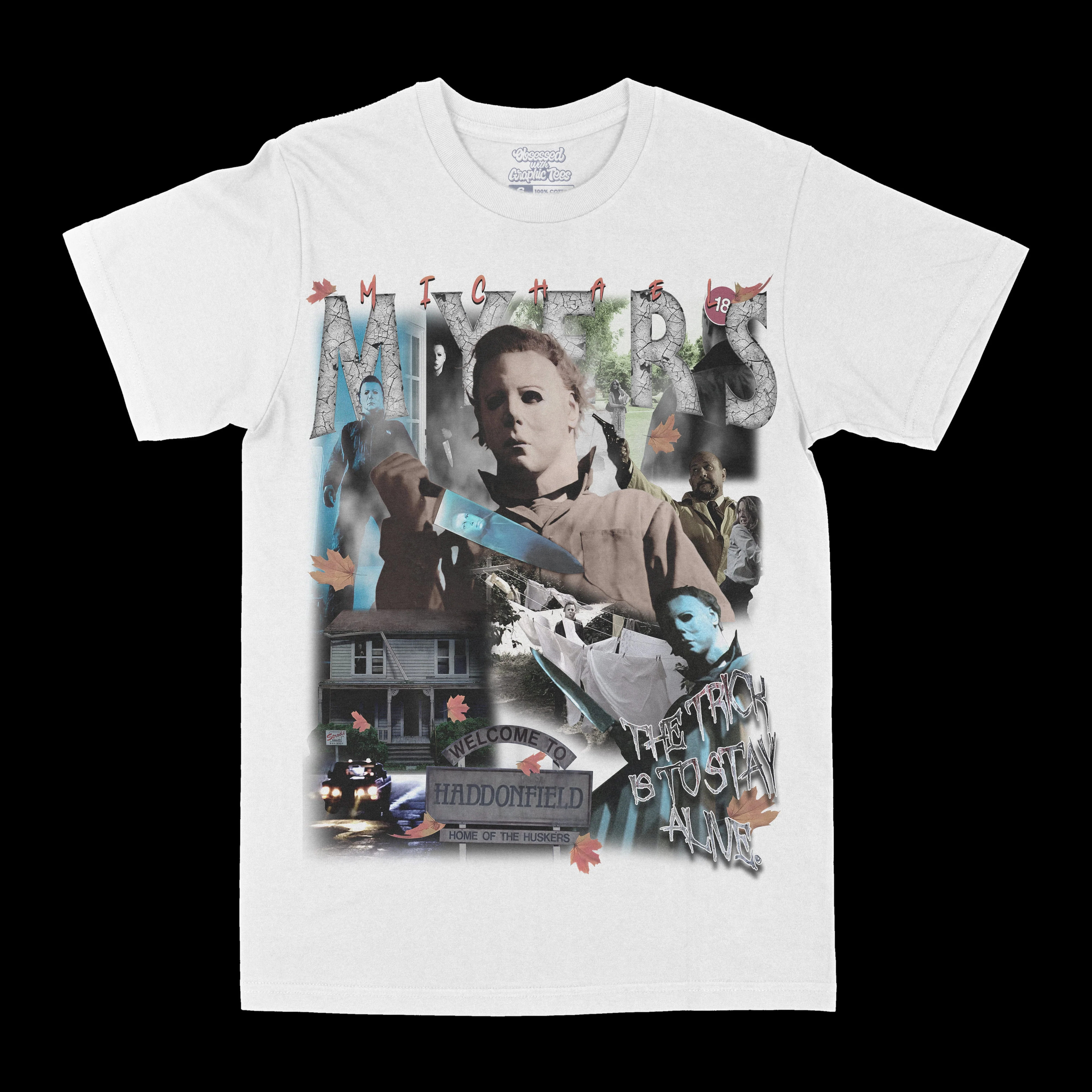 Michael Myers Haddonfield Graphic Tee - GraVintage