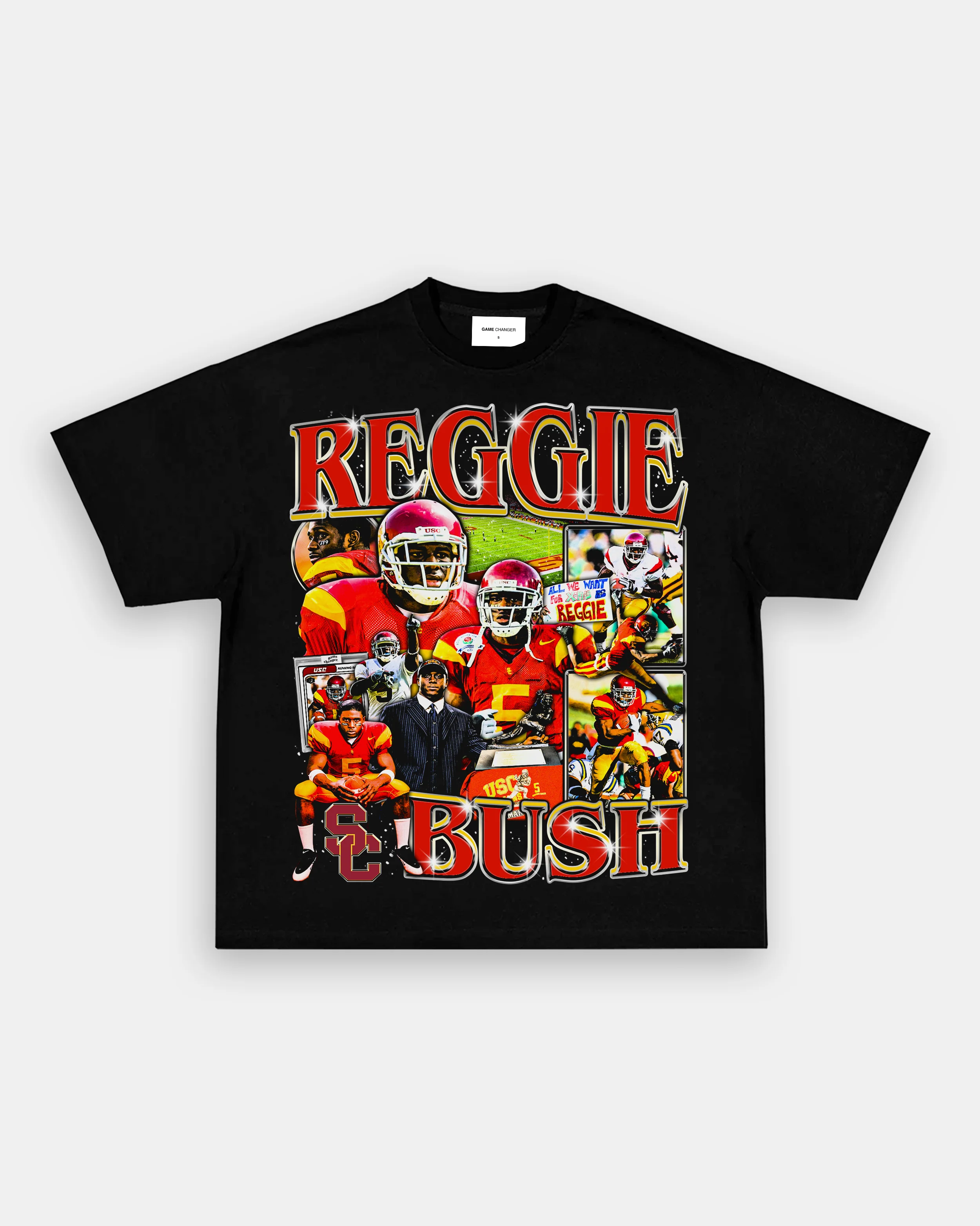 REGGIE BUSH USC TEE - GraVintage