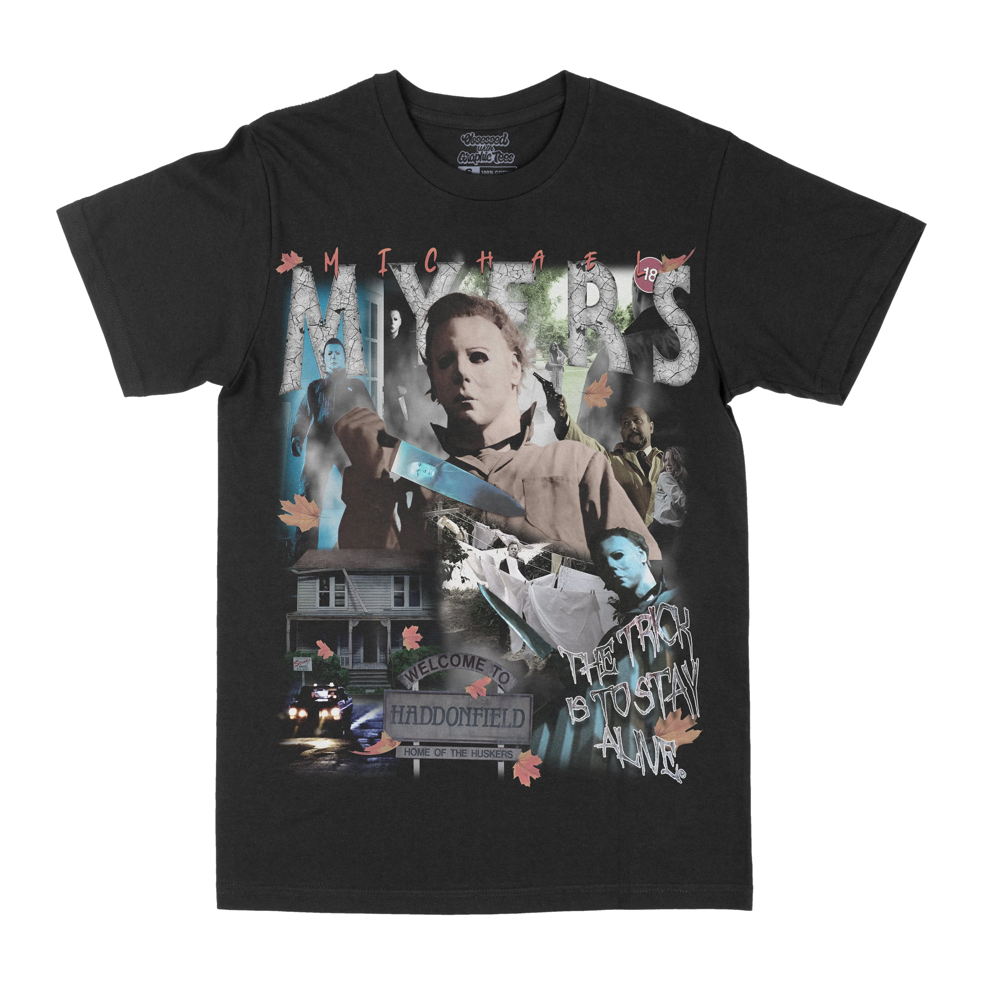 Michael Myers Haddonfield Graphic Tee - GraVintage