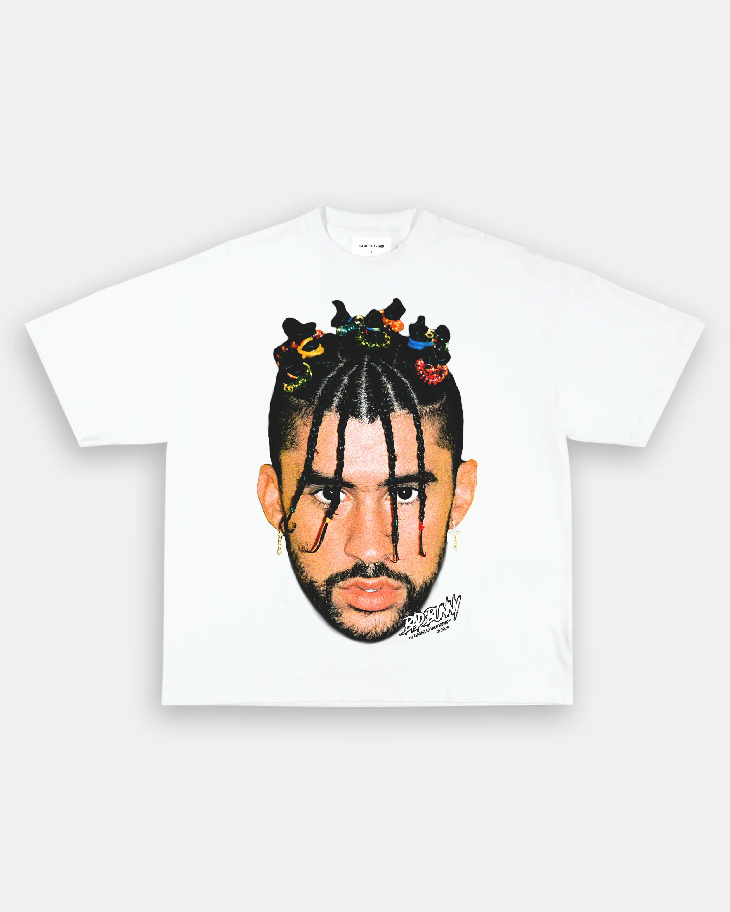 BIG FACE BAD BUNNY TEE - GraVintage