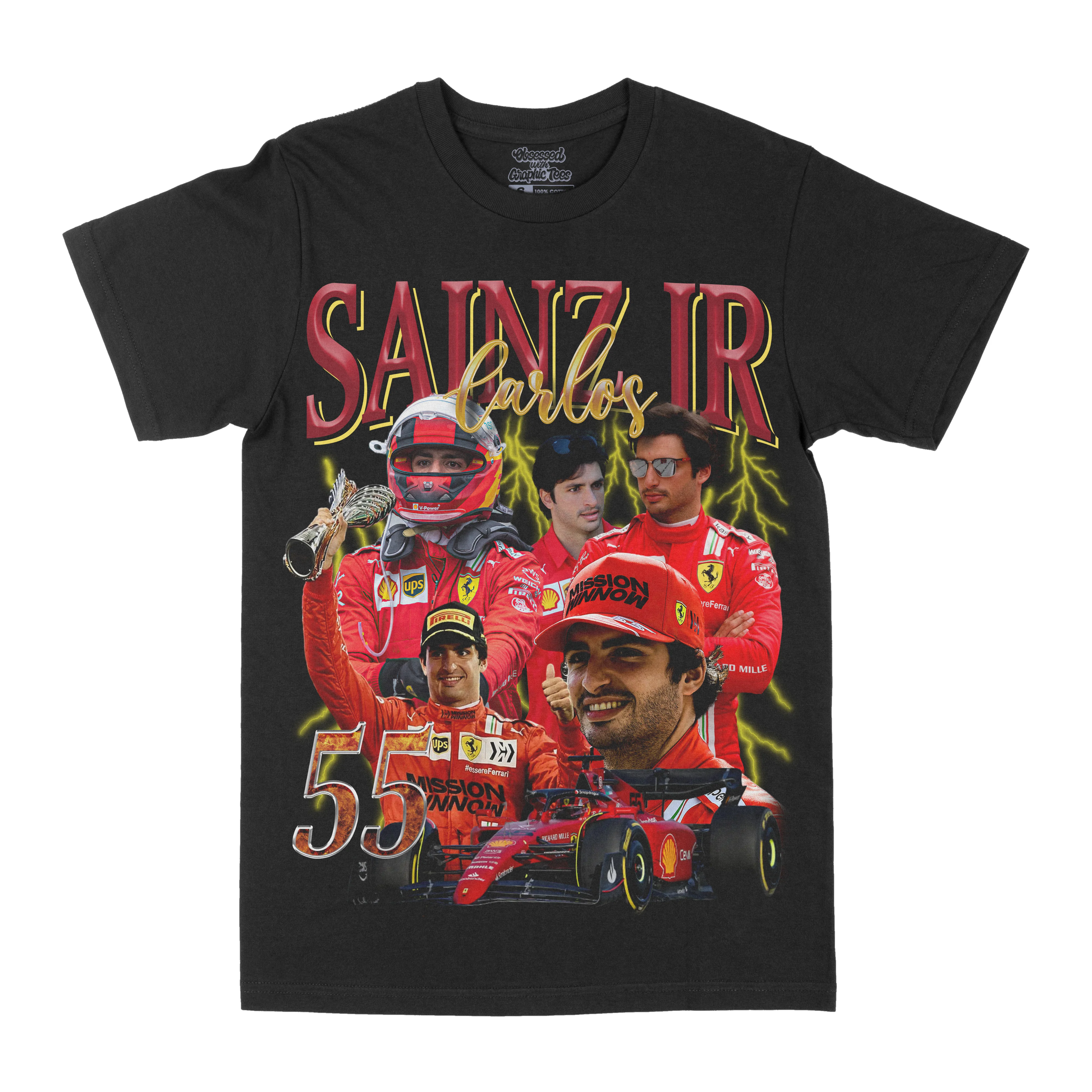 Carlos Sainz Jr Graphic Tee - GraVintage