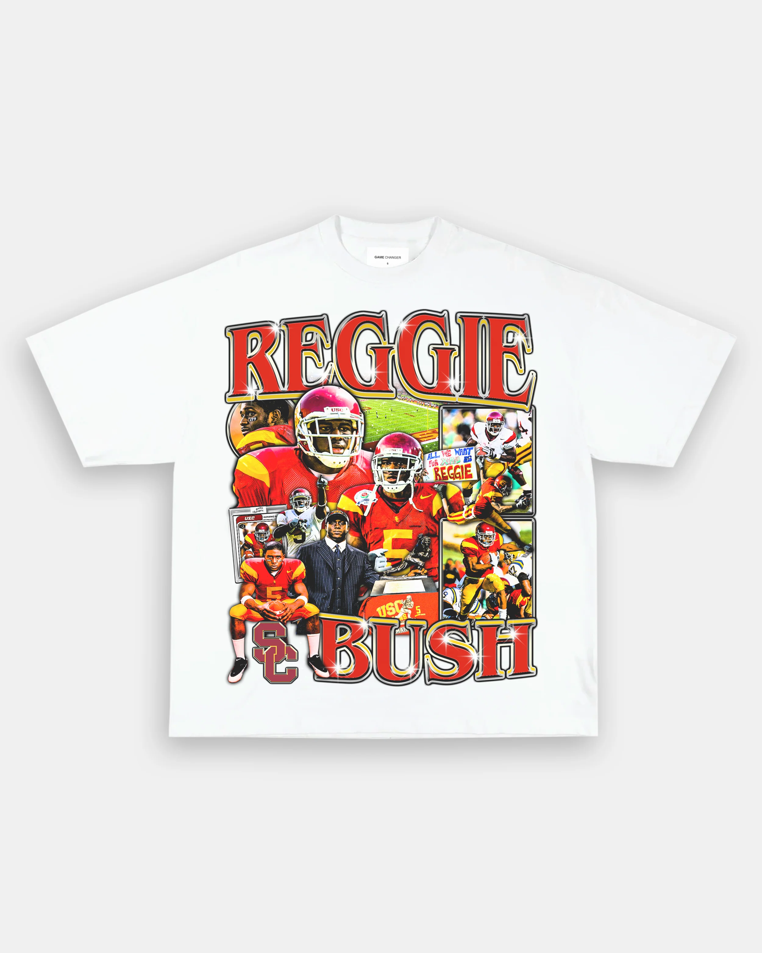 REGGIE BUSH USC TEE - GraVintage