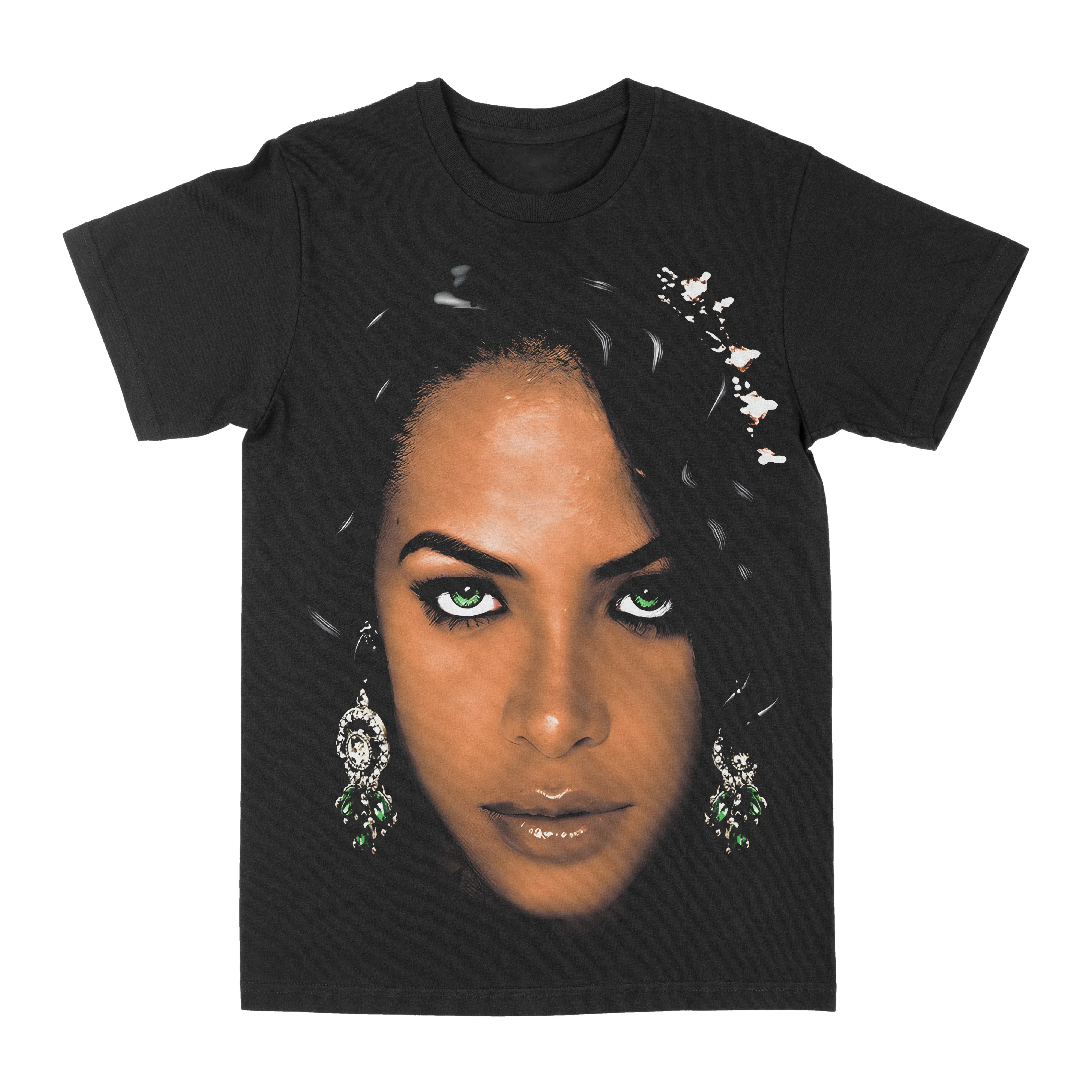 Aaliyah Big Face Graphic Tee - GraVintage