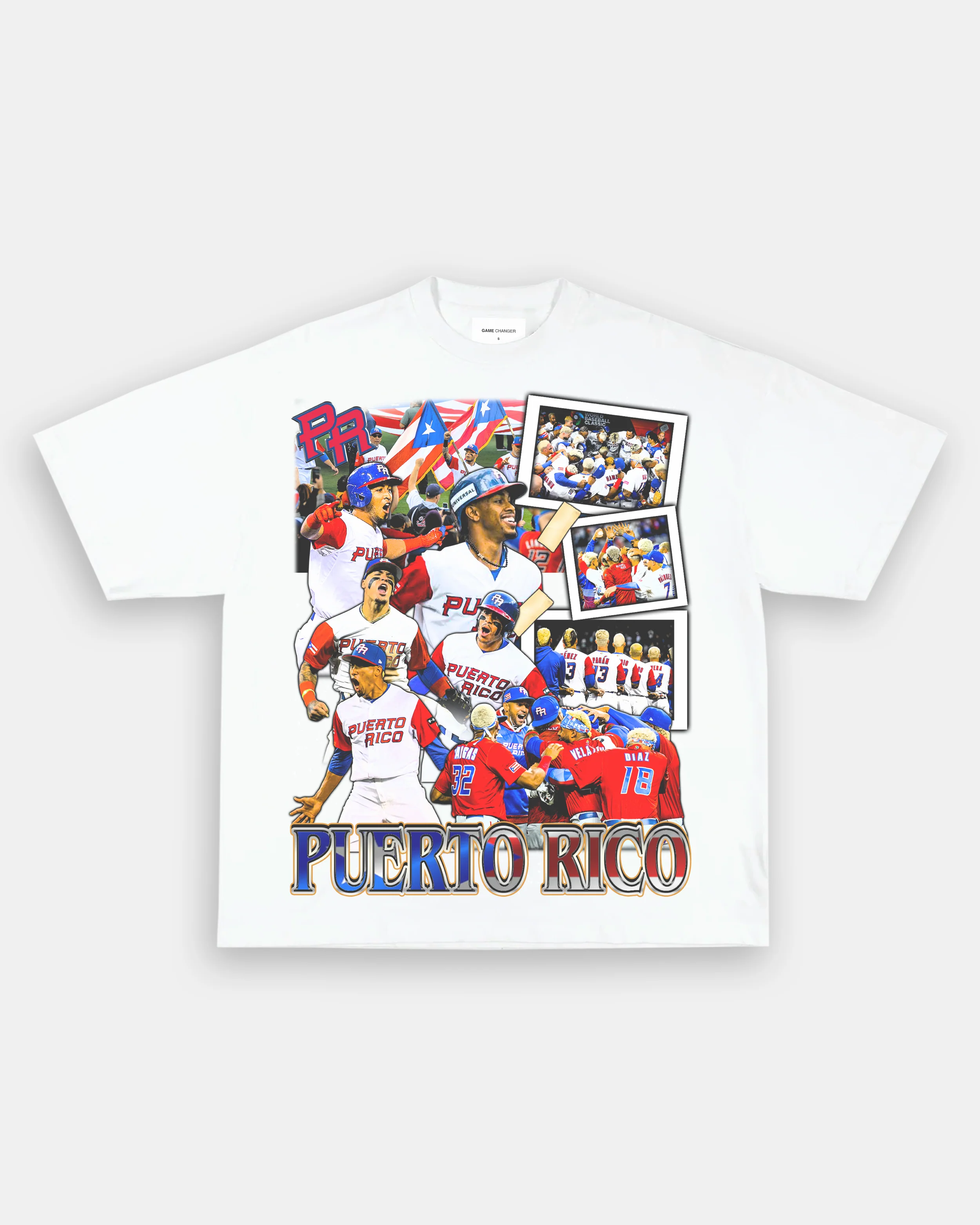 WBC TEAM PUERTO RICO TEE - GraVintage
