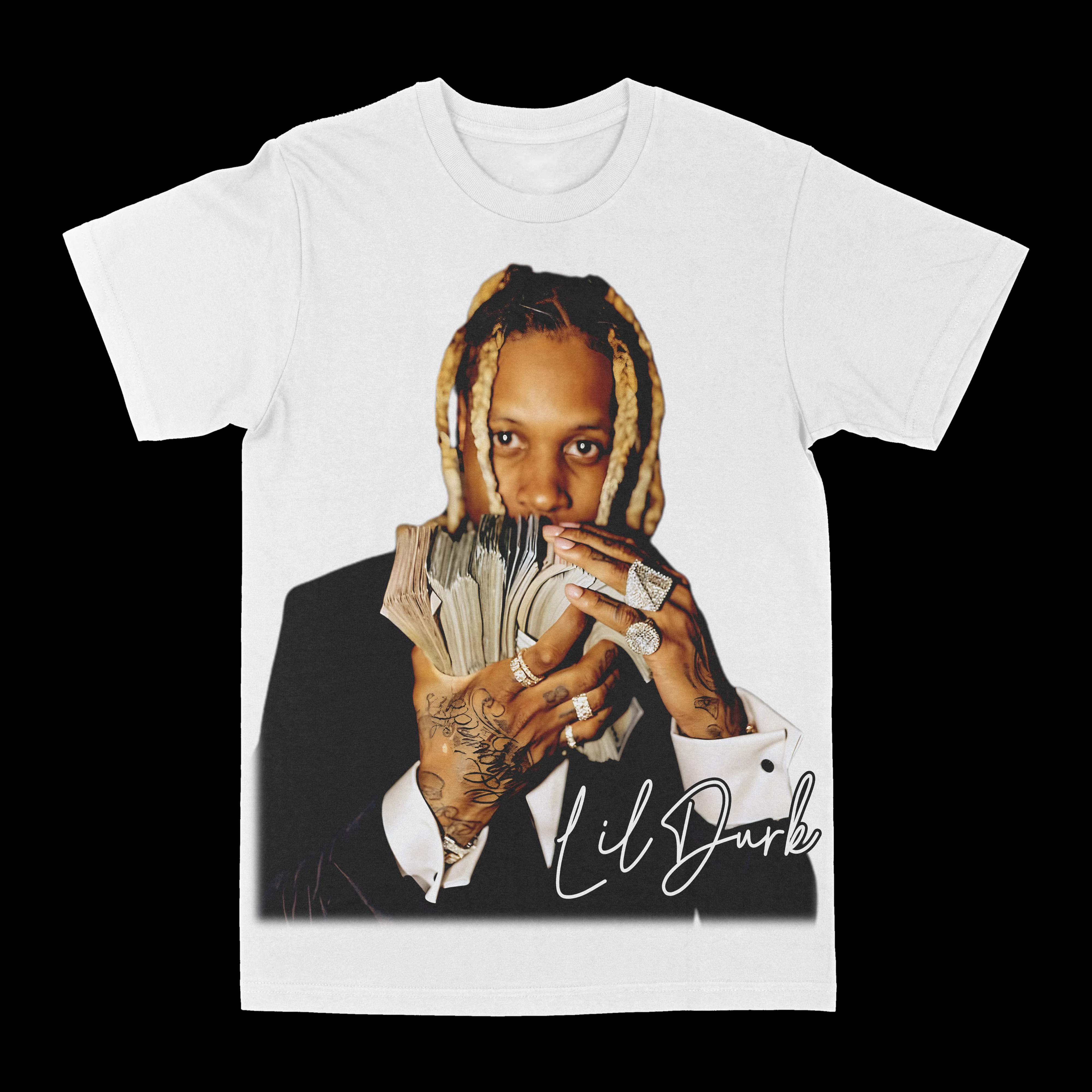 Lil Durk Holding Paper Graphic Tee - GraVintage