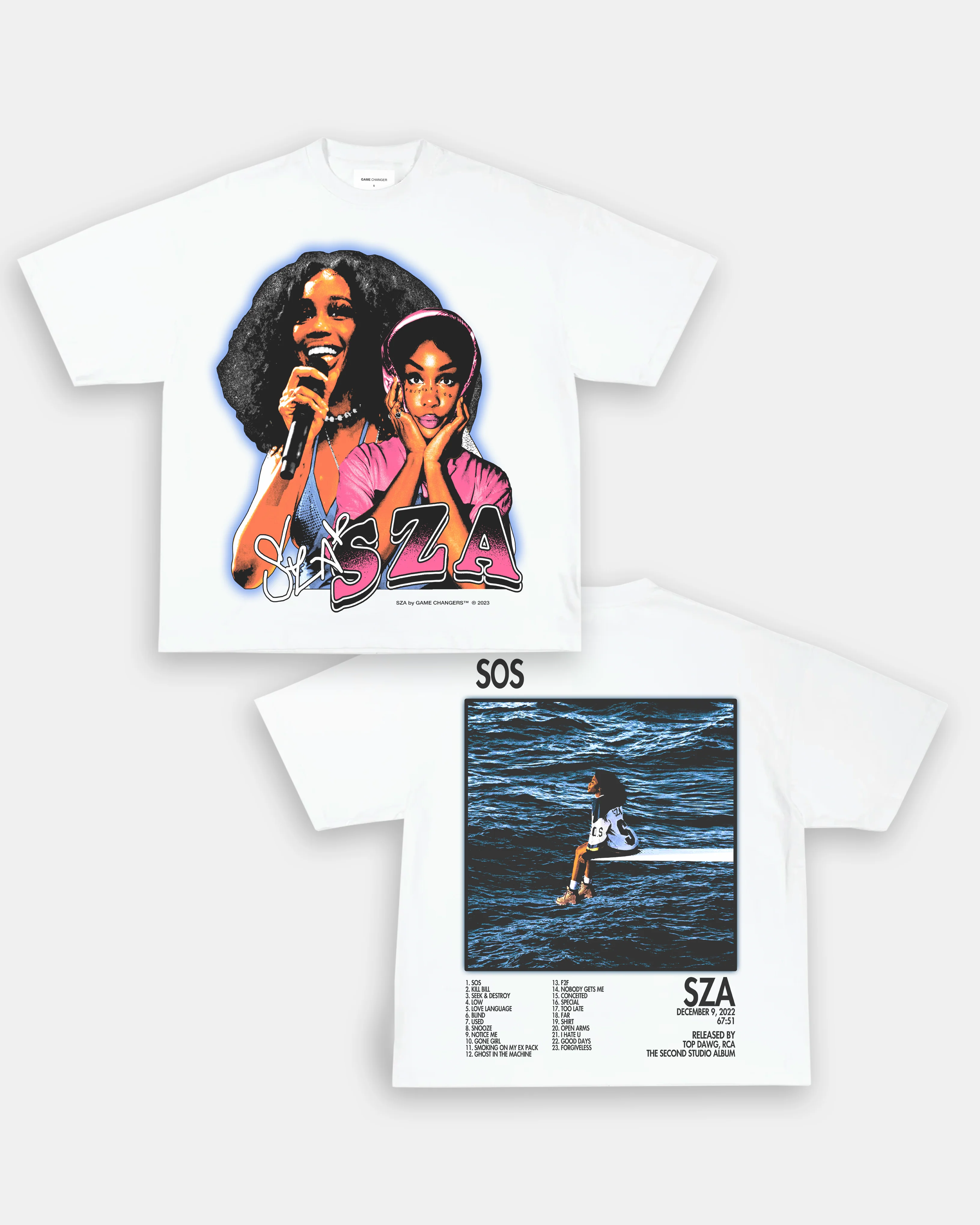 Stylish SZA SOS Graphic TEE - [DS](GraVintage) - GraVintage