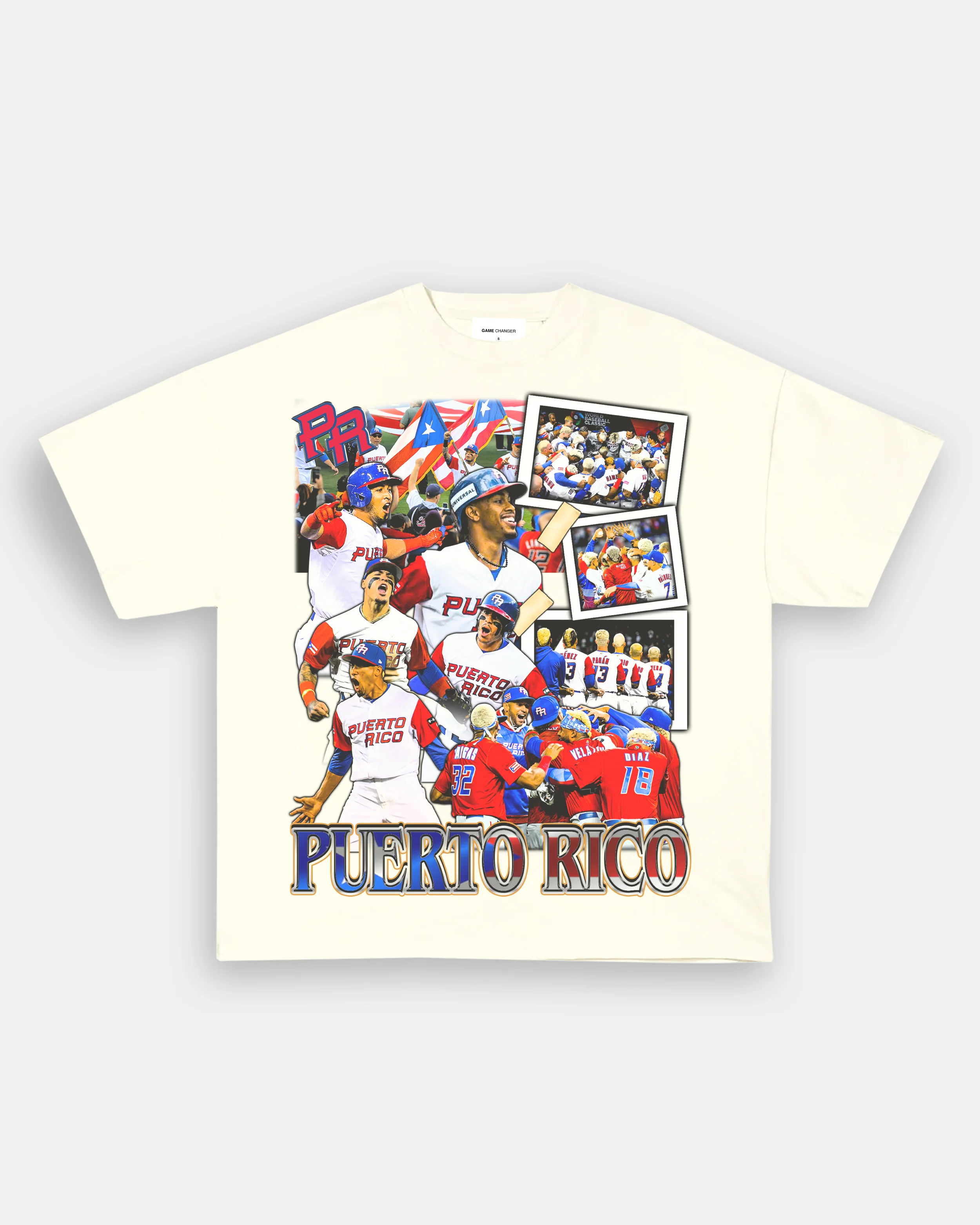 WBC TEAM PUERTO RICO TEE - GraVintage
