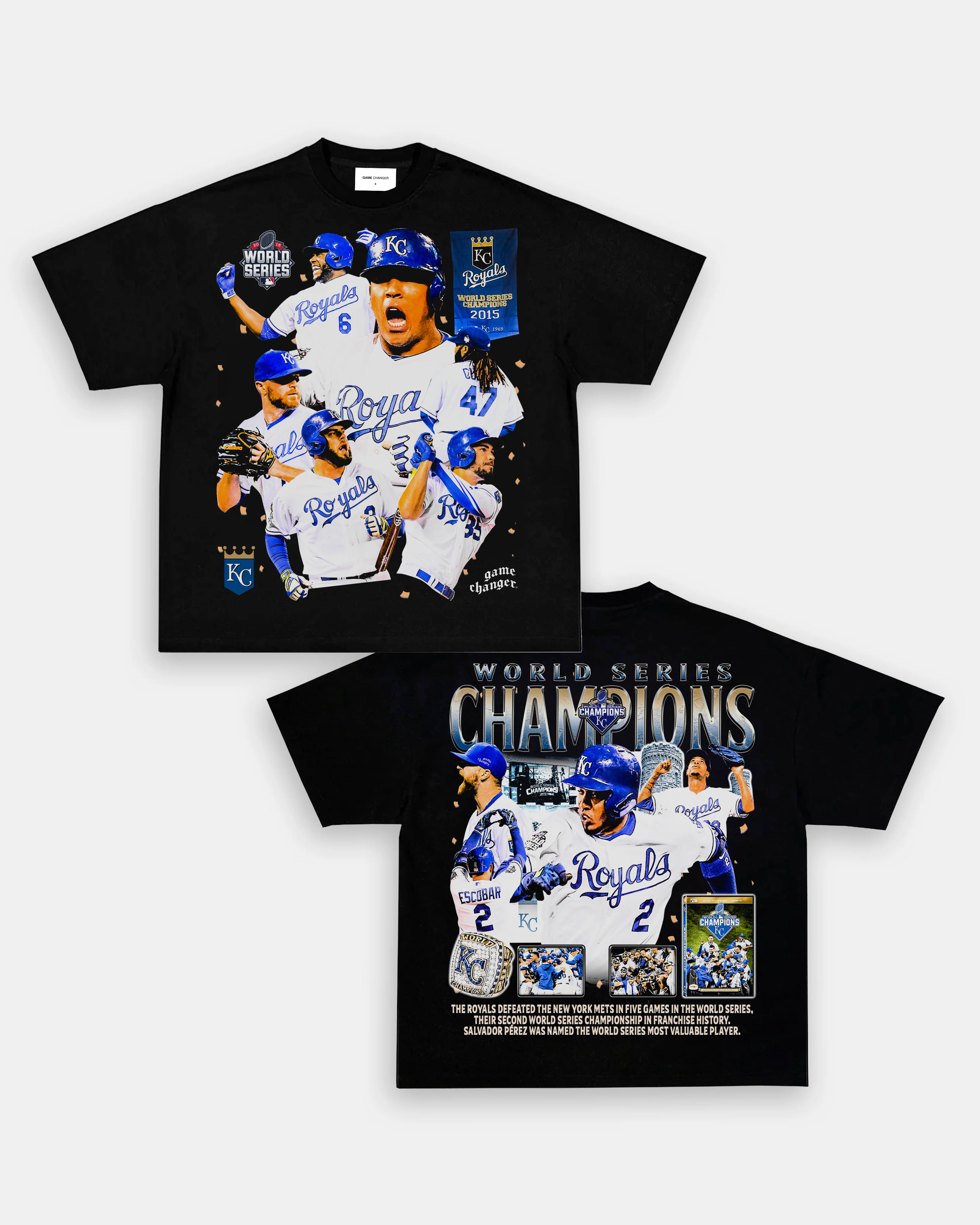 2015 WORLD SERIES CHAMPS - ROYALS TEE - [DS] - GraVintage