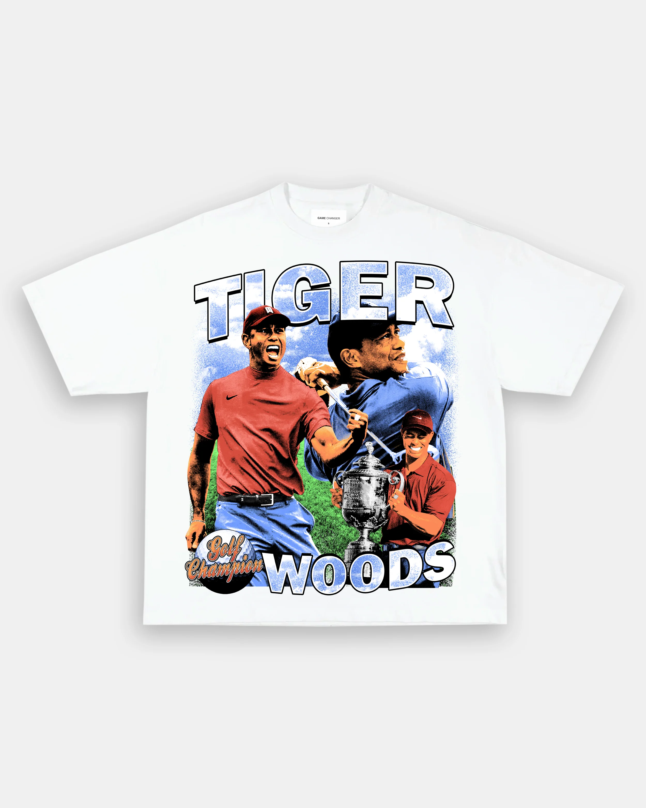 TIGER WOODS TEE - [FRONT PRINT ONLY] - GraVintage