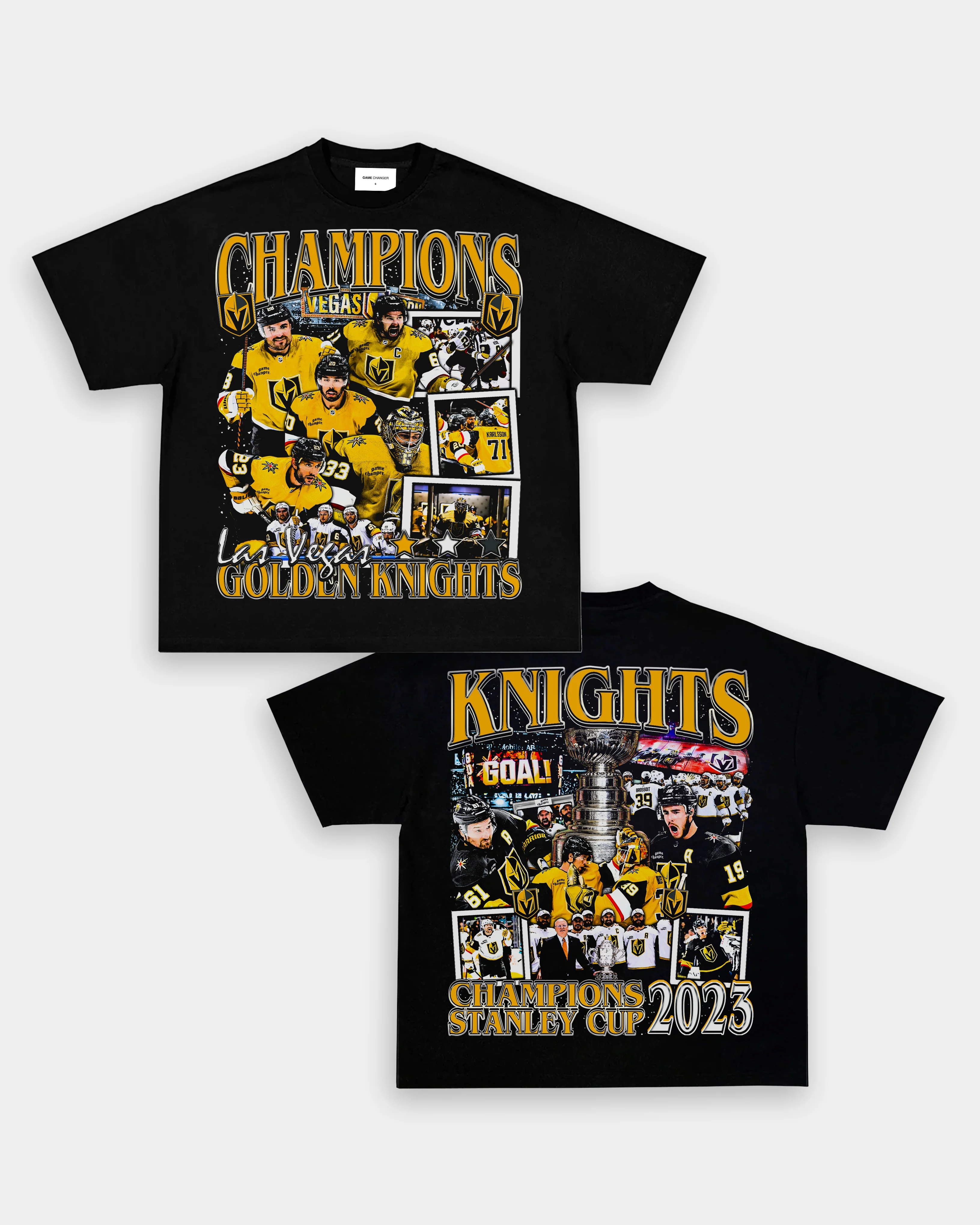 2023 STANLEY CUP CHAMPIONS TEE - [DS] - GraVintage
