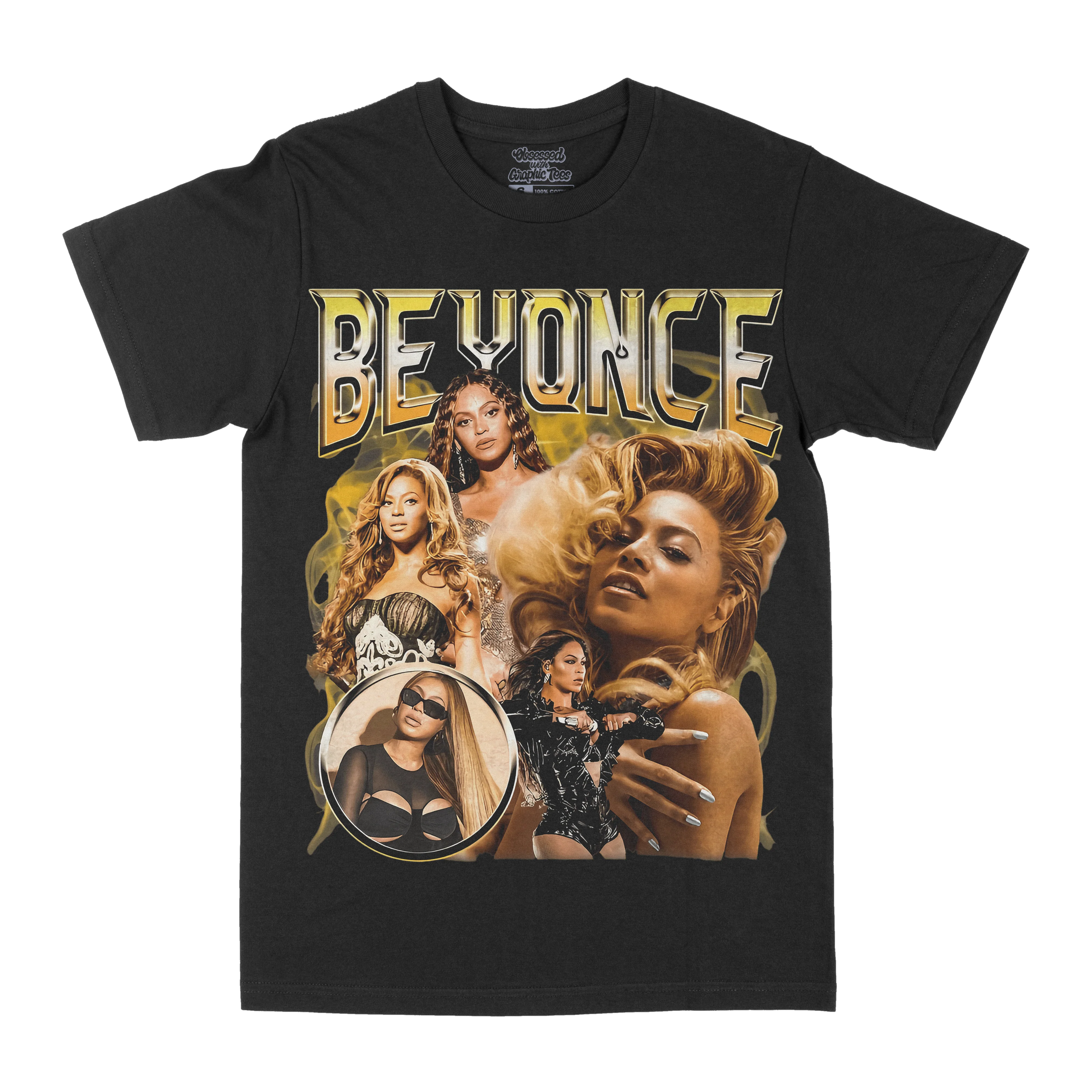 Beyonce Gold Graphic Tee - GraVintage
