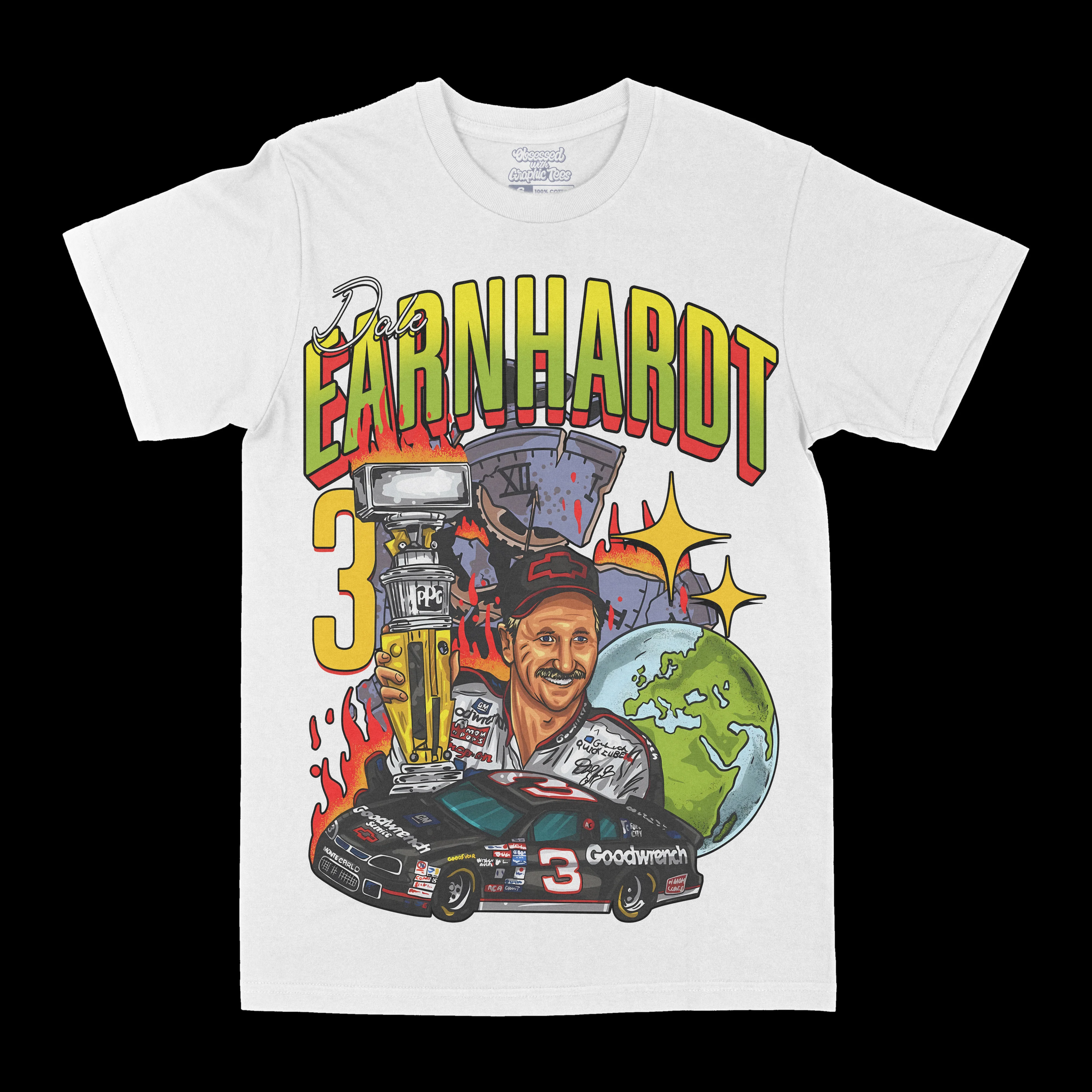 Dale Earnhardt World Graphic Tee - GraVintage