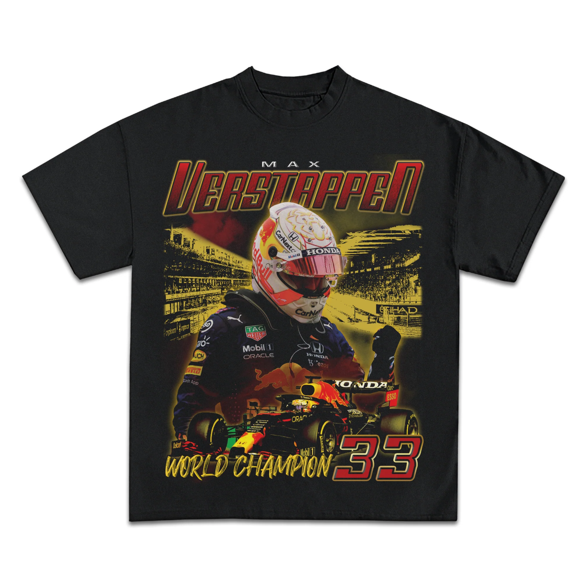 Max Verstappen F1 Racing T-Shirt - GraVintage