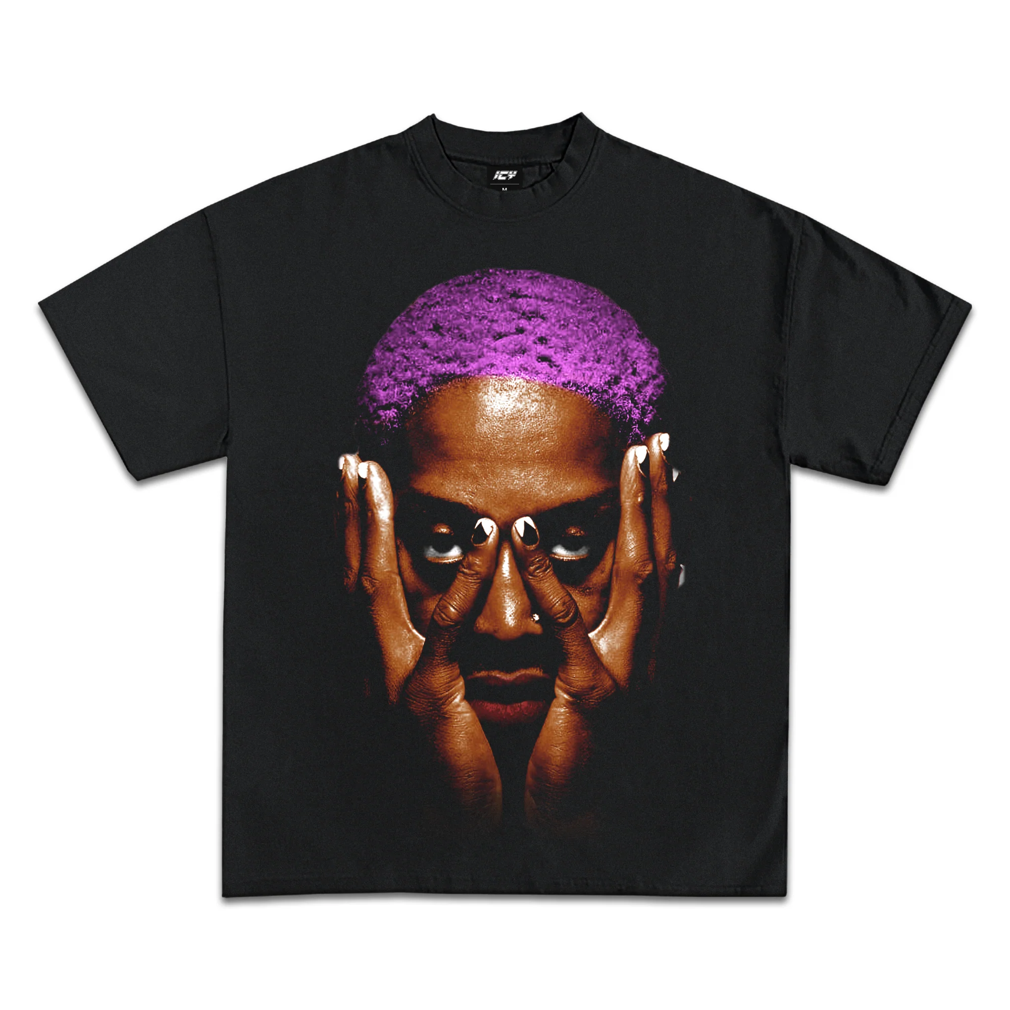 Best Dennis Rodman Jumbo Purple Graphic Tee(GraVintage) - GraVintage