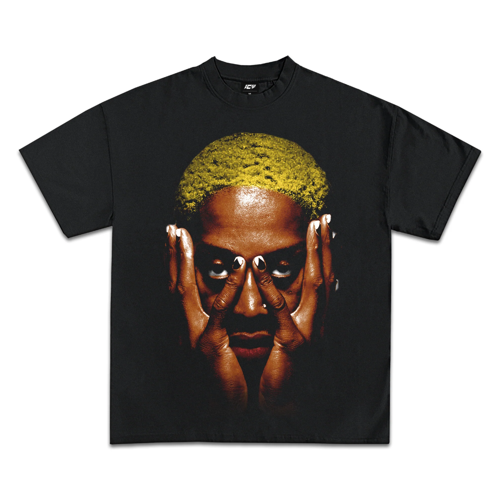 Best Dennis Rodman Jumbo Yellow Graphic Tee(GraVintage) - GraVintage