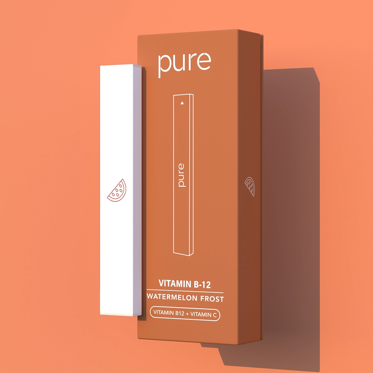 Vitamin B-12 Diffuser - Watermelon Frost - 400 Puffs - pure-diffuser