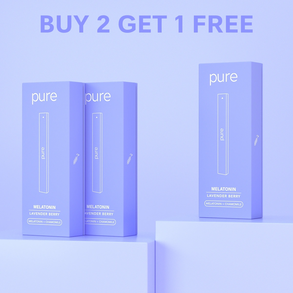 Melatonin Diffuser - Lavender Berry - 400 Puffs -Pure Diffuser vape Shop