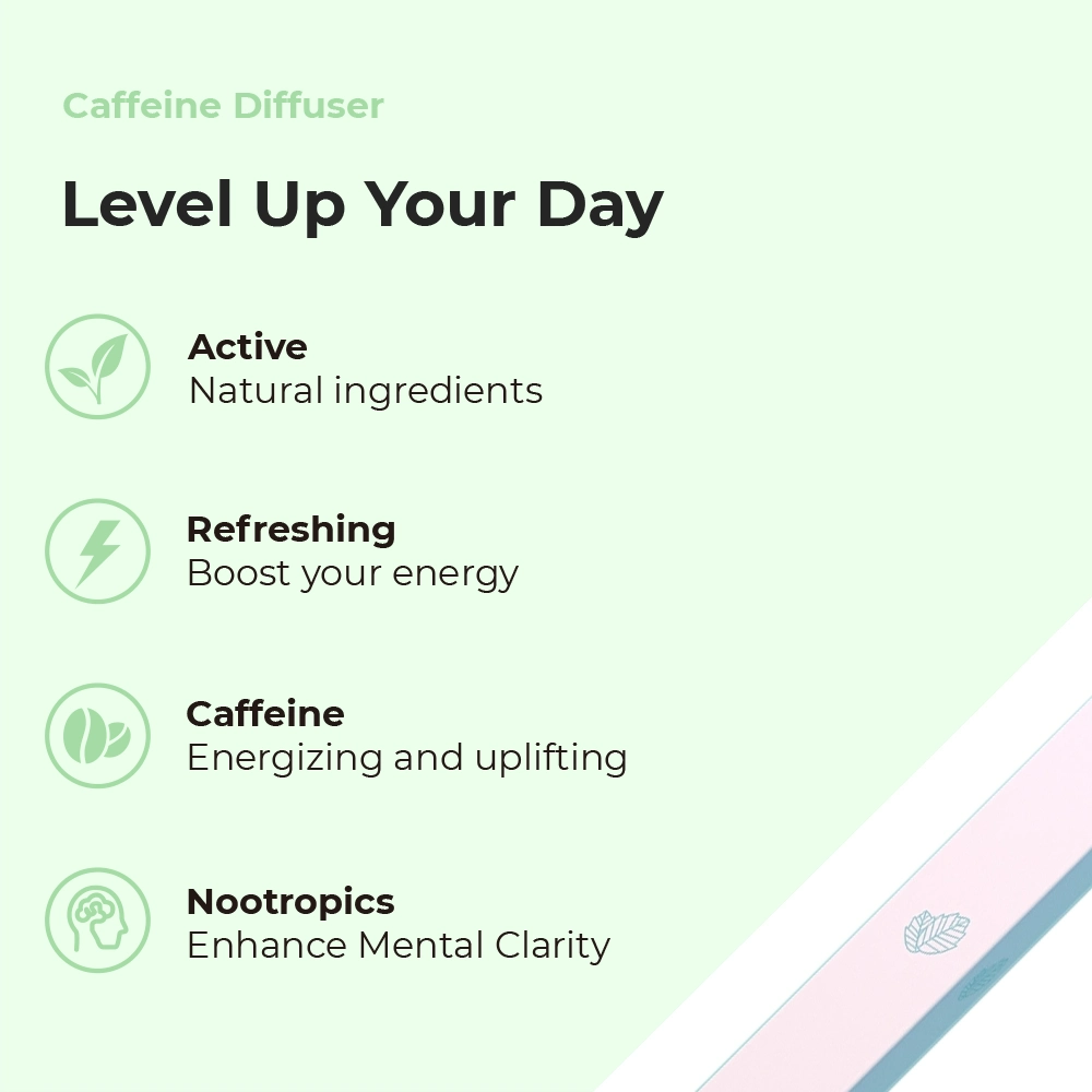 Caffeine Diffuser - Cool Mint Frost - 400 Puffs -Pure Diffuser vape Shop
