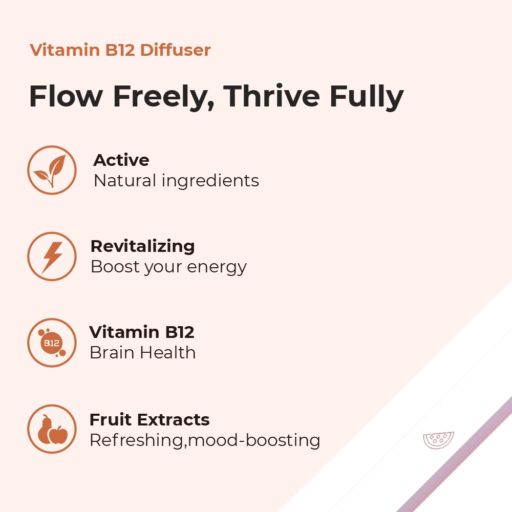 Vitamin B-12 Diffuser - Watermelon Frost - 400 Puffs -Pure Diffuser vape Shop