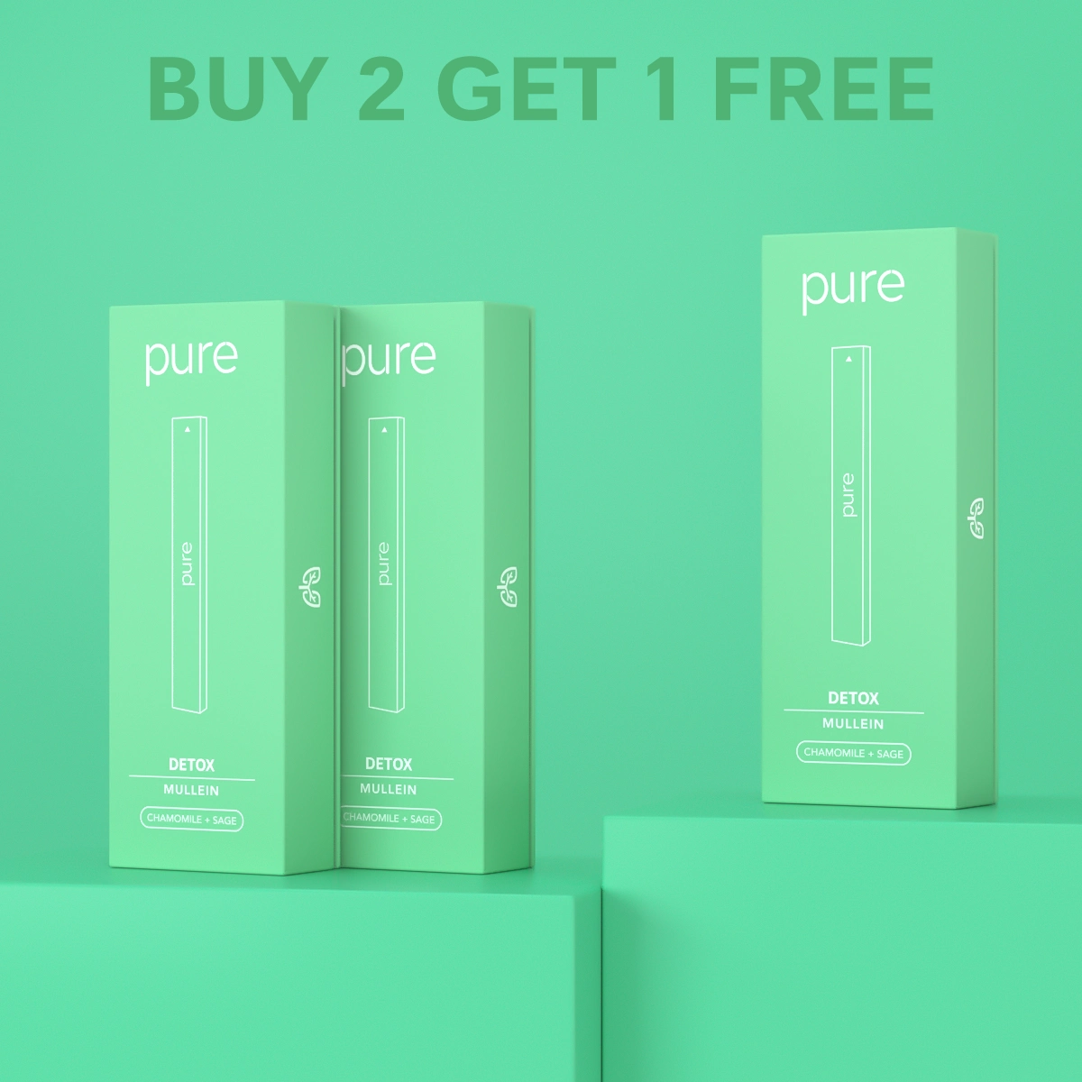 Detox Diffuser - Mullein vape- 400 Puffs -Pure Diffuser vape Shop