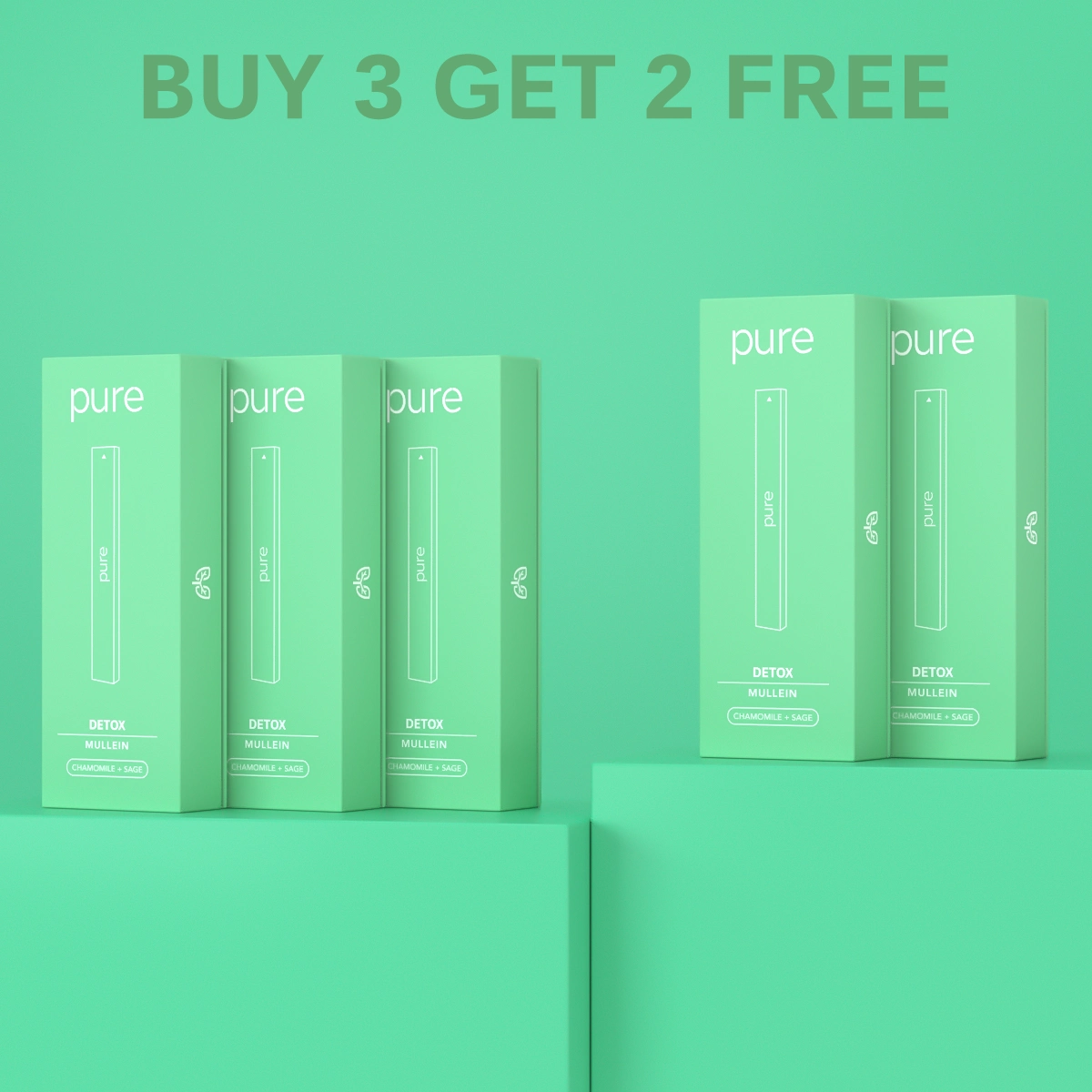 Detox Diffuser - Mullein vape- 400 Puffs -Pure Diffuser vape Shop