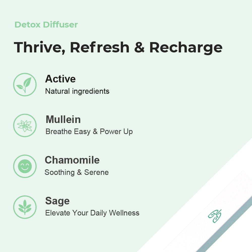 Detox Diffuser - Mullein vape- 400 Puffs -Pure Diffuser vape Shop