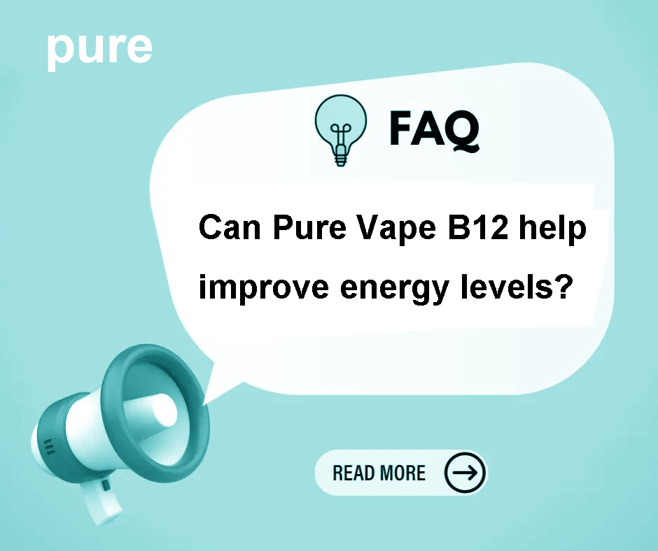 Can Pure Vape B12 help improve energy levels?