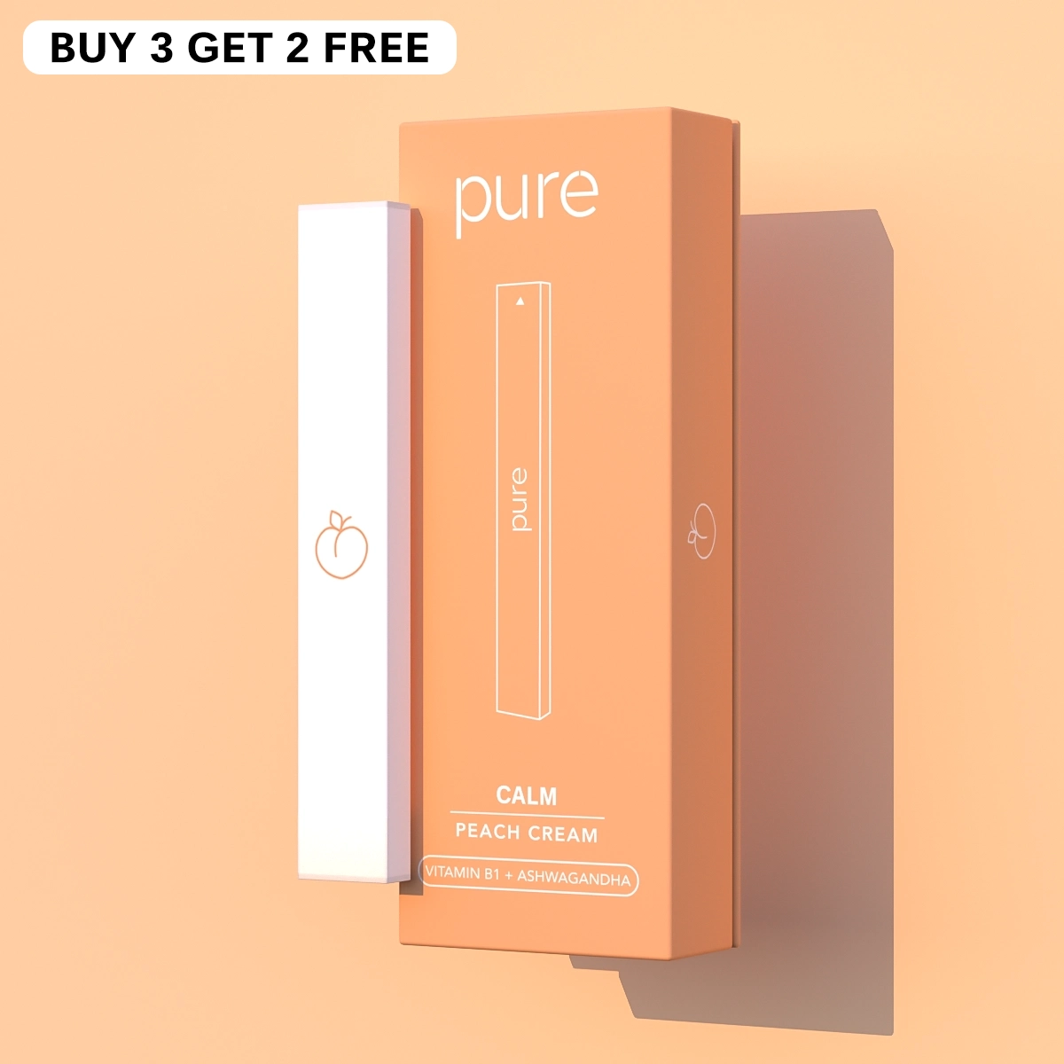 Calm Diffuser - Peach Cream - 400 Puffs