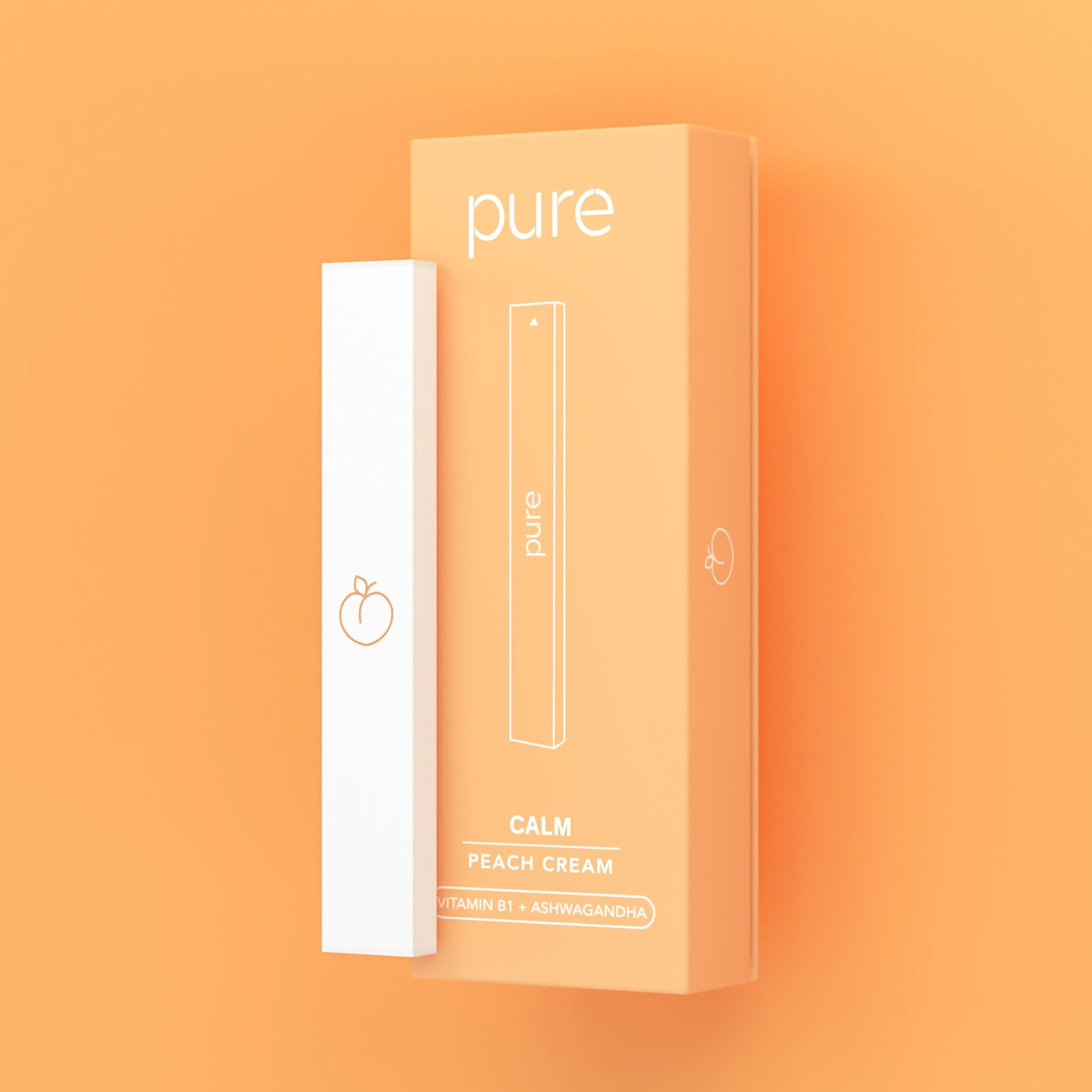 Calm Diffuser - Peach Cream - 400 Puffs