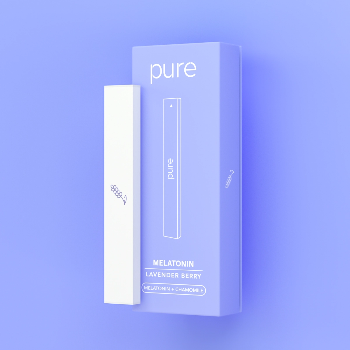 Melatonin Diffuser - Lavender Berry - 400 Puffs