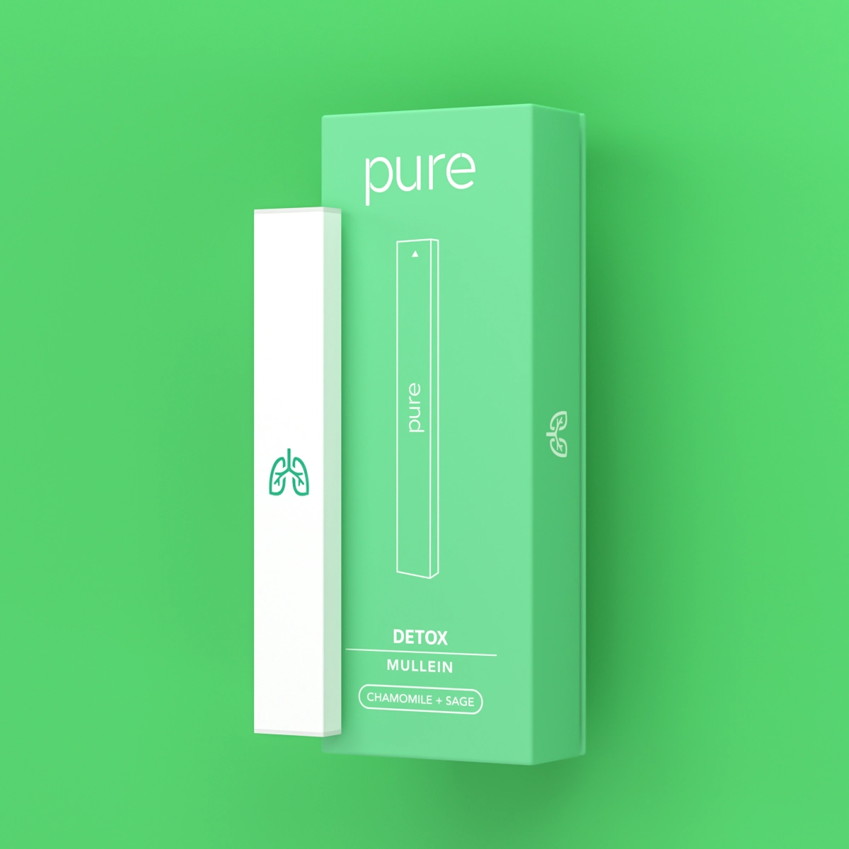 Detox Diffuser - Mullein vape- 400 Puffs