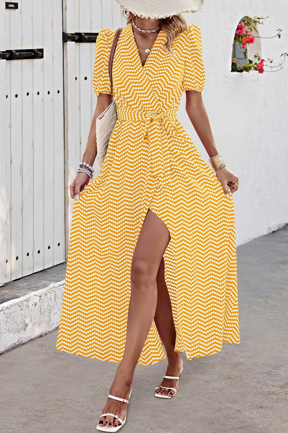 Casual Summer Wrap Dress