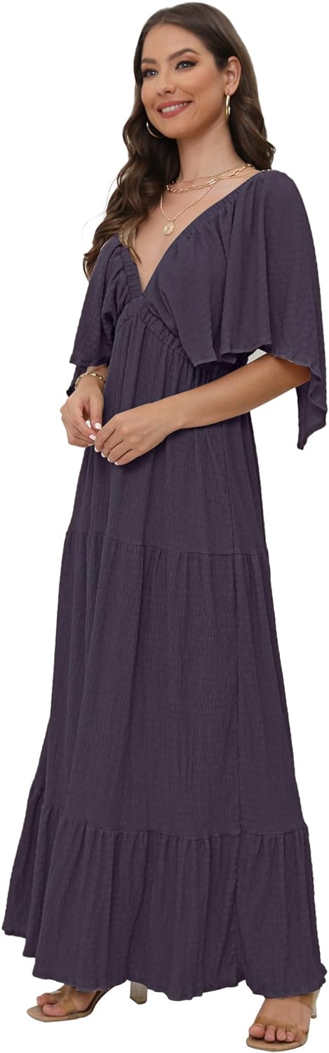 Women's V-Neck Summer Casual Dress