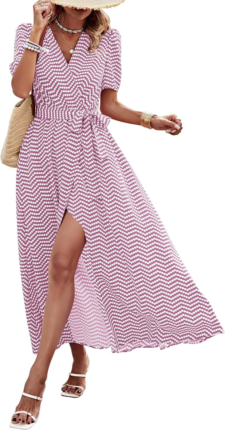 Casual Summer Wrap Dress