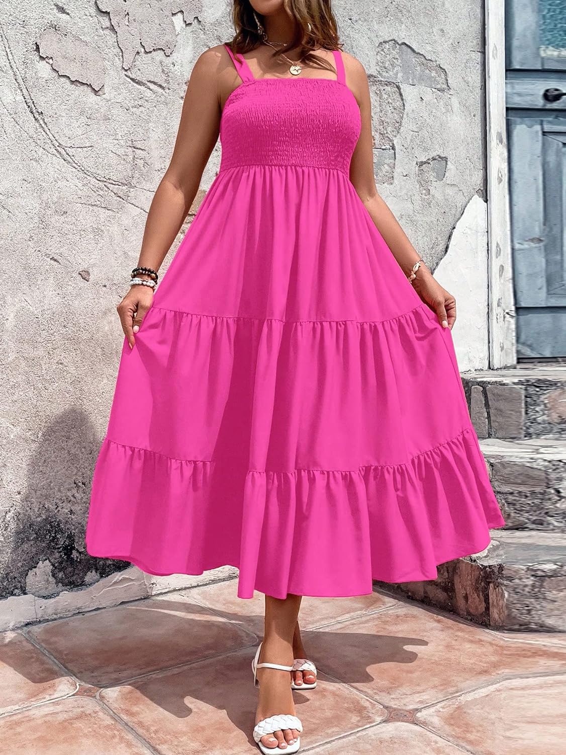 Floral Print Women's Long Dress