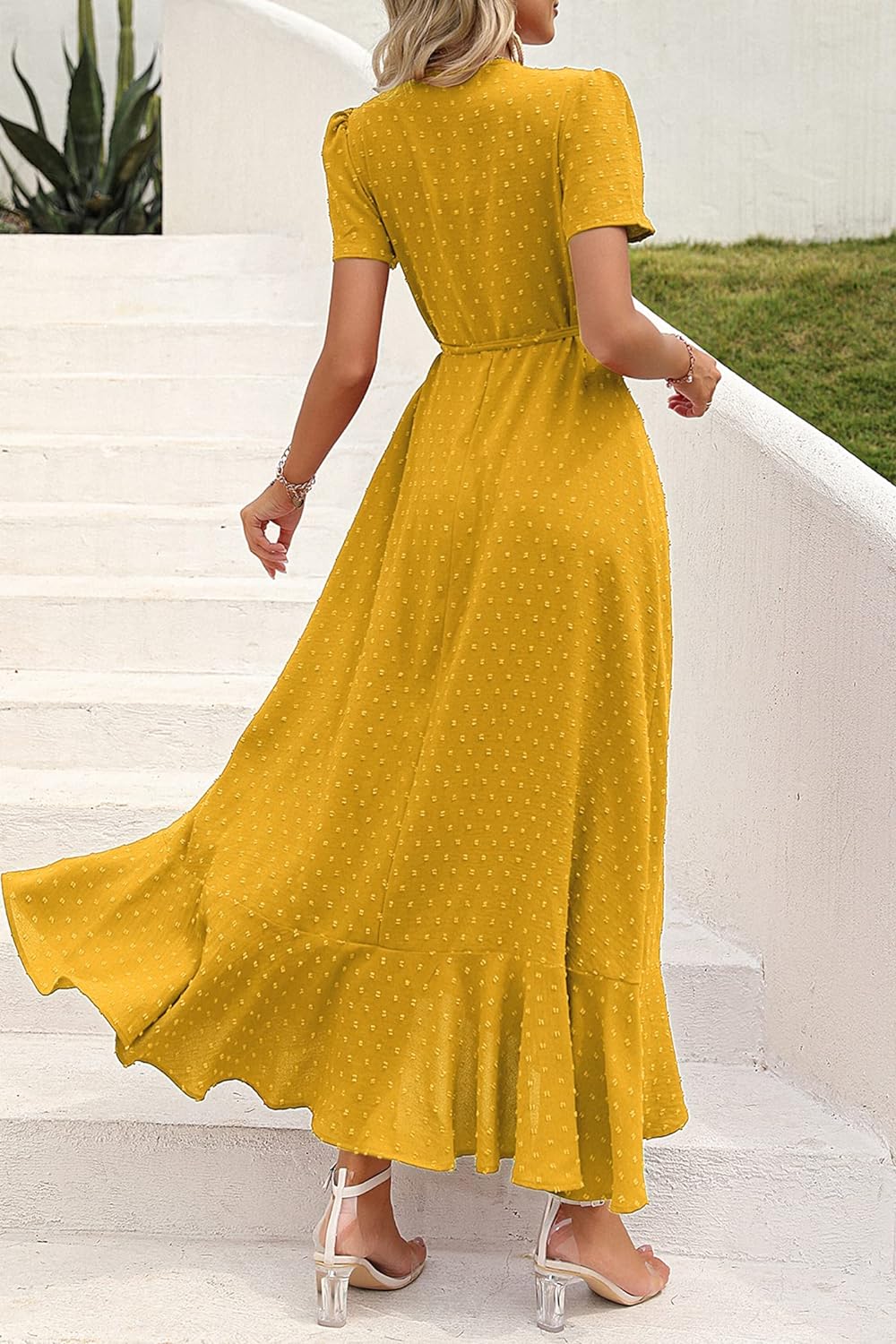 Casual Summer Wrap Dress