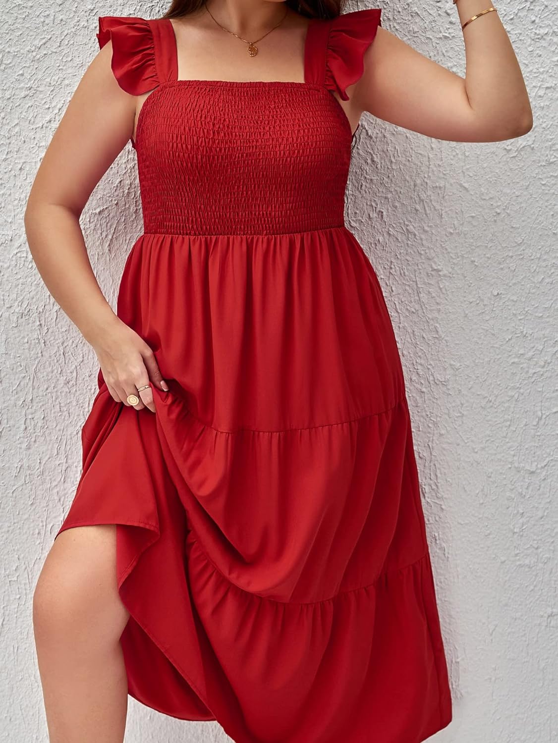 Floral Print Women's Long Dress