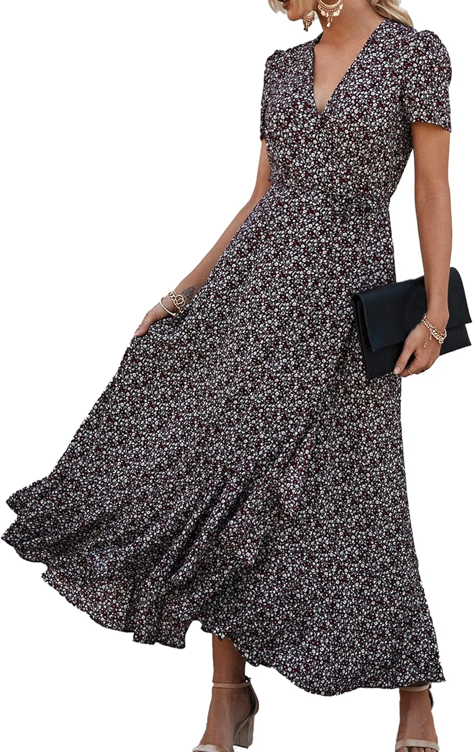 Casual Summer Wrap Dress