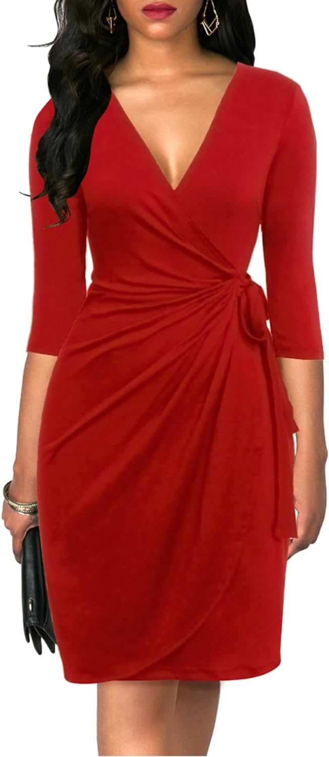 Classic Fashion V-neck Dress